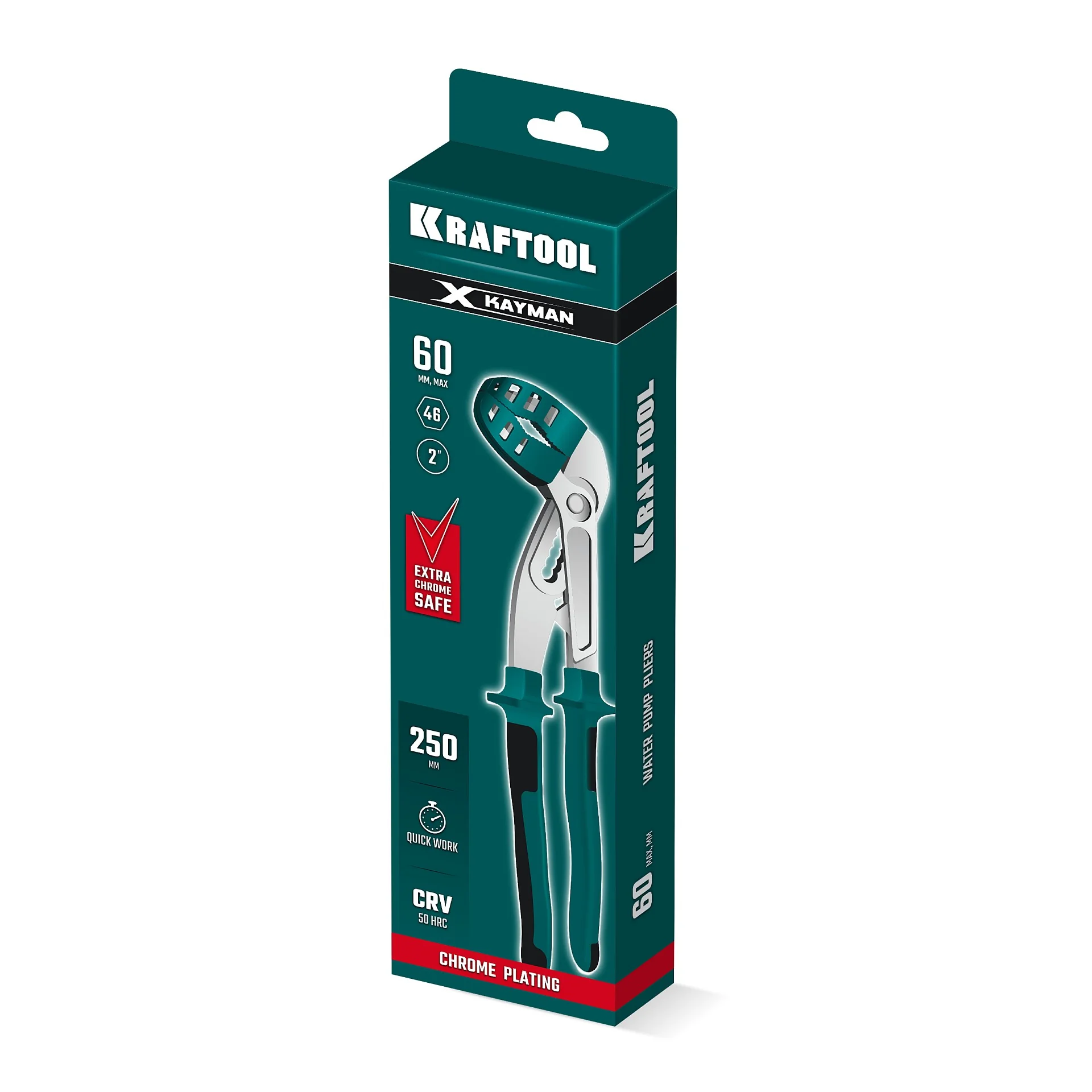 Переставные клещи KRAFTOOL KAYMAN-X, 250 мм (22354)