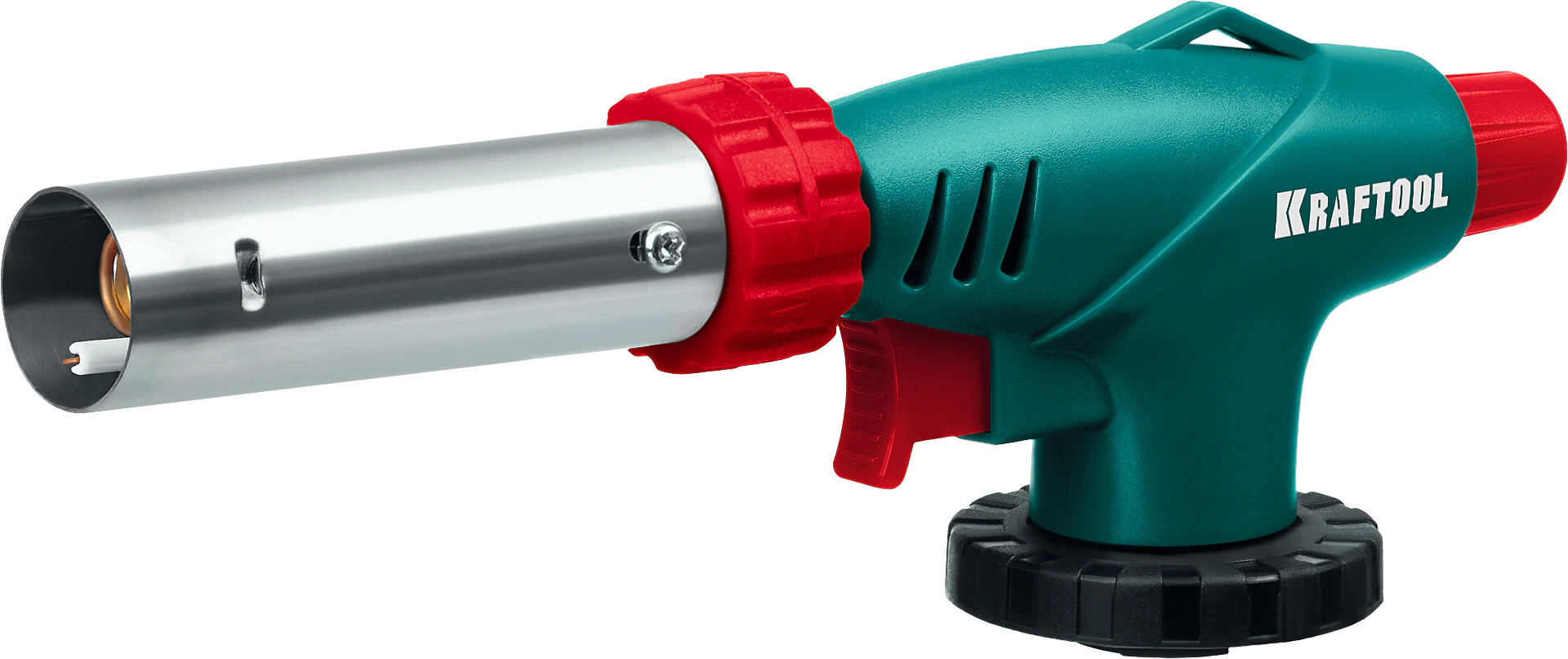 Горелка газовая KRAFTOOL с пьезоподжигом, увеличенная мощность, на баллон (55516)