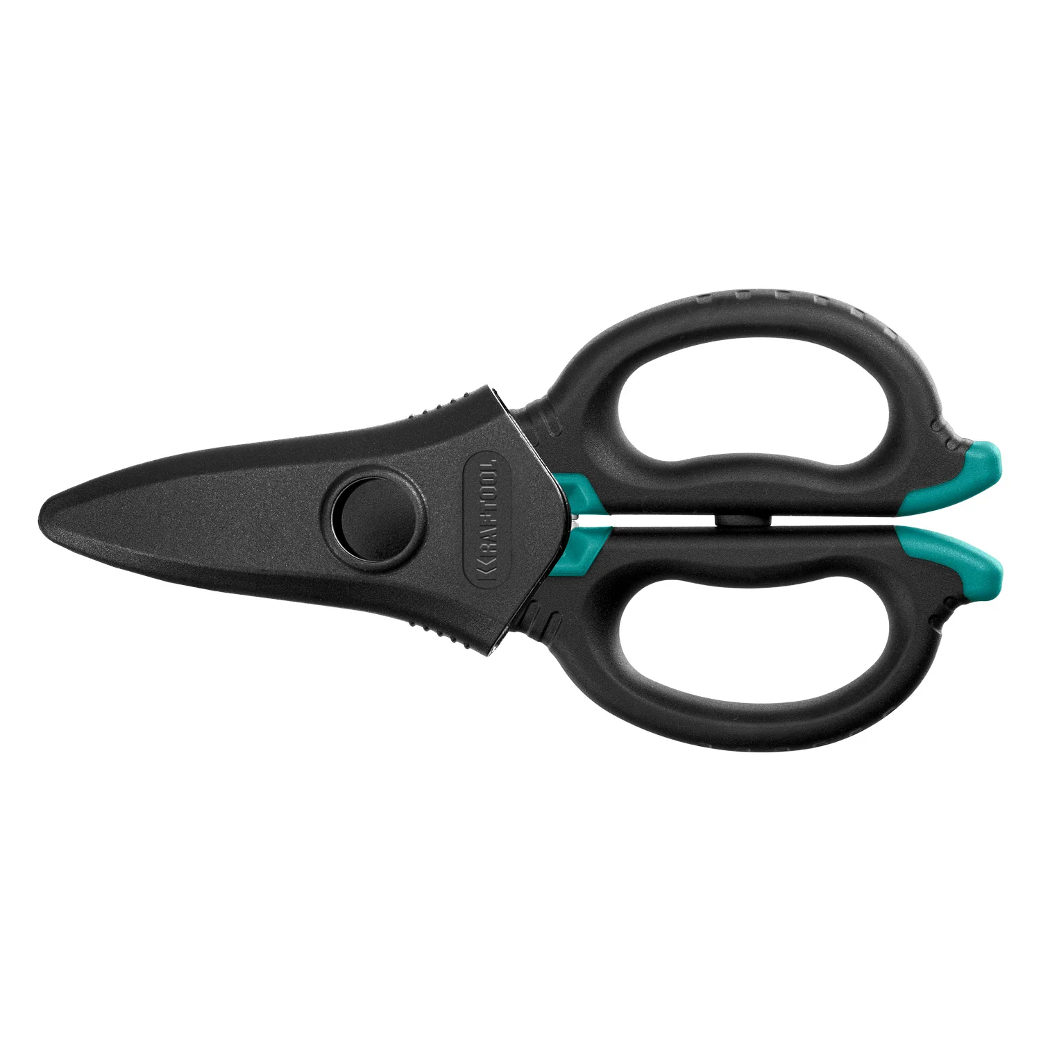 Ножницы электрика KRAFTOOL 4 в 1, 160 мм, с чехлом (23356)