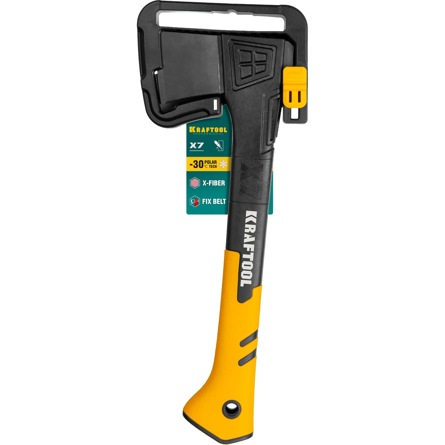 Универсальный топор KRAFTOOL X7, 640/715 г, 360 мм, в чехле (20660-07)