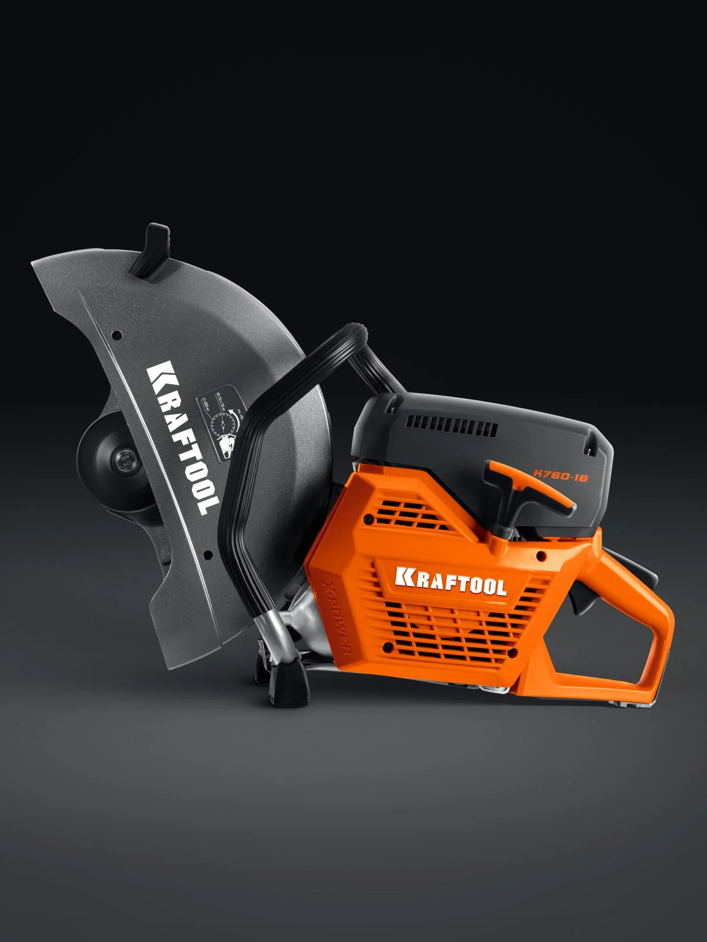 Бензорез по металлу (рельсорез) KRAFTOOL K760-16 3700 Вт, 400 мм, без диска
