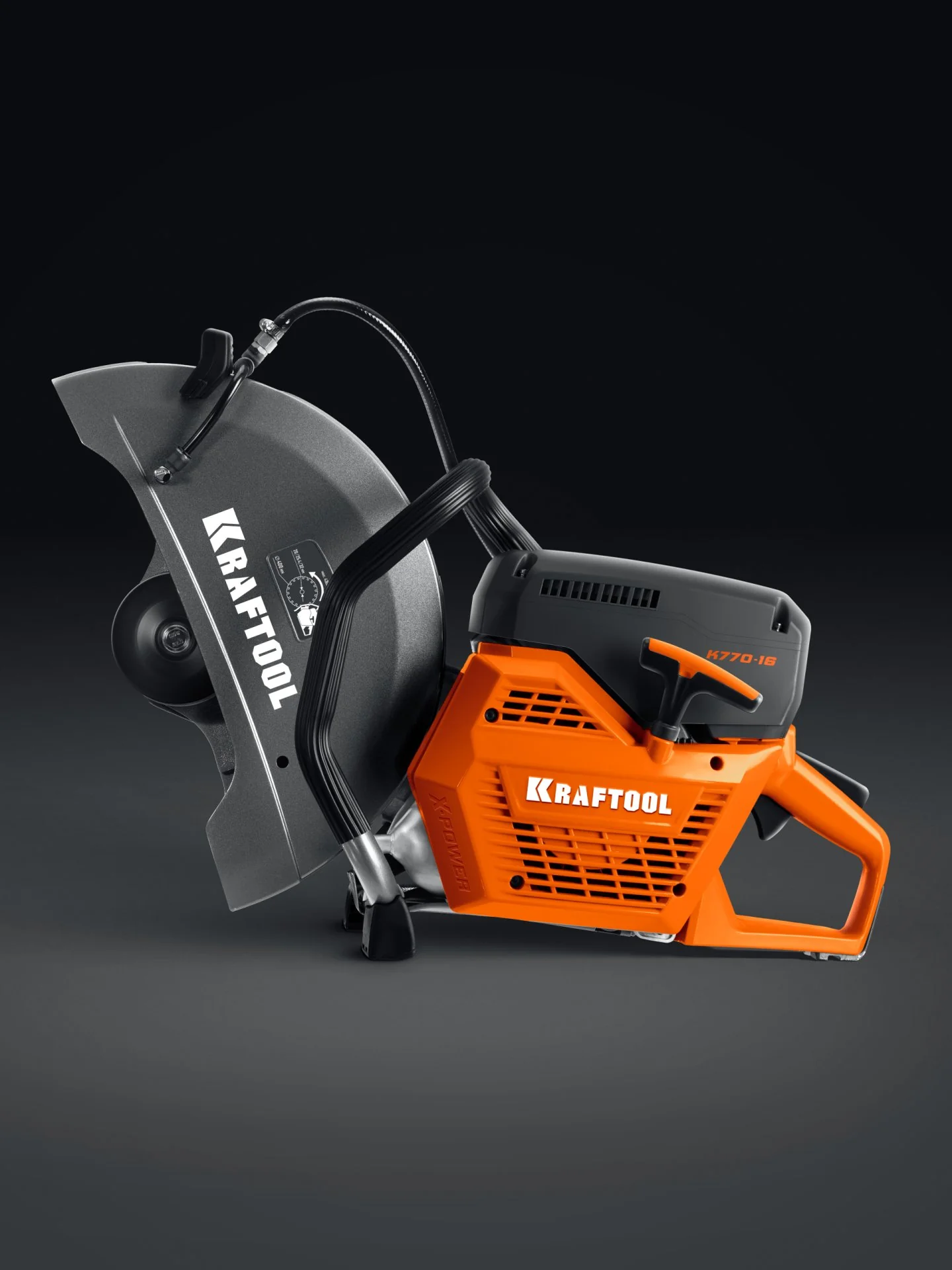 Бензорез по бетону (бетонорез) KRAFTOOL K770-16 3700 Вт, 400 мм, без диска