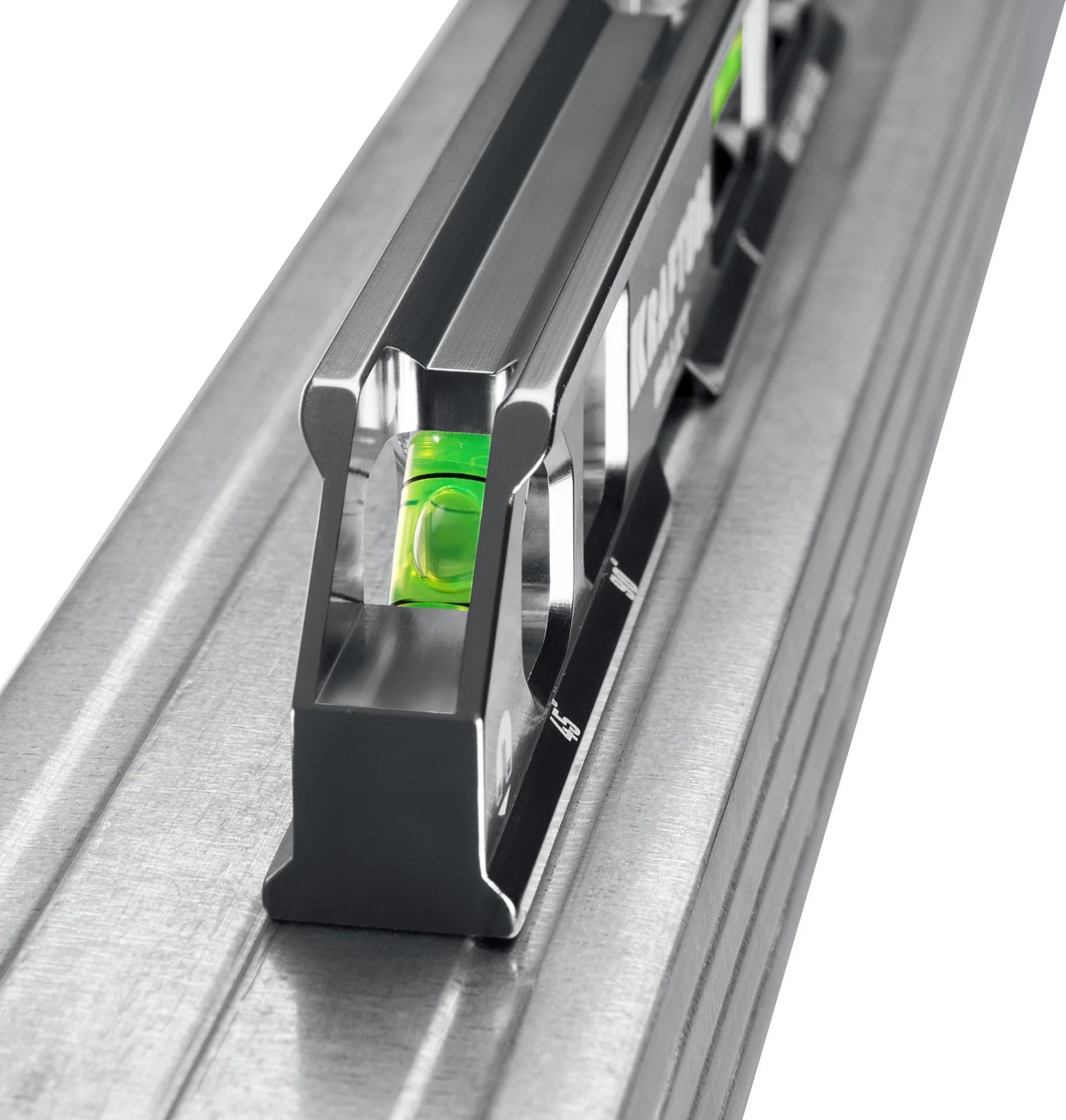 Уровень брусковый магнитный KRAFTOOL 200 мм, 8 в 1, точность 0.3 мм/м, 4 глазка (34790)