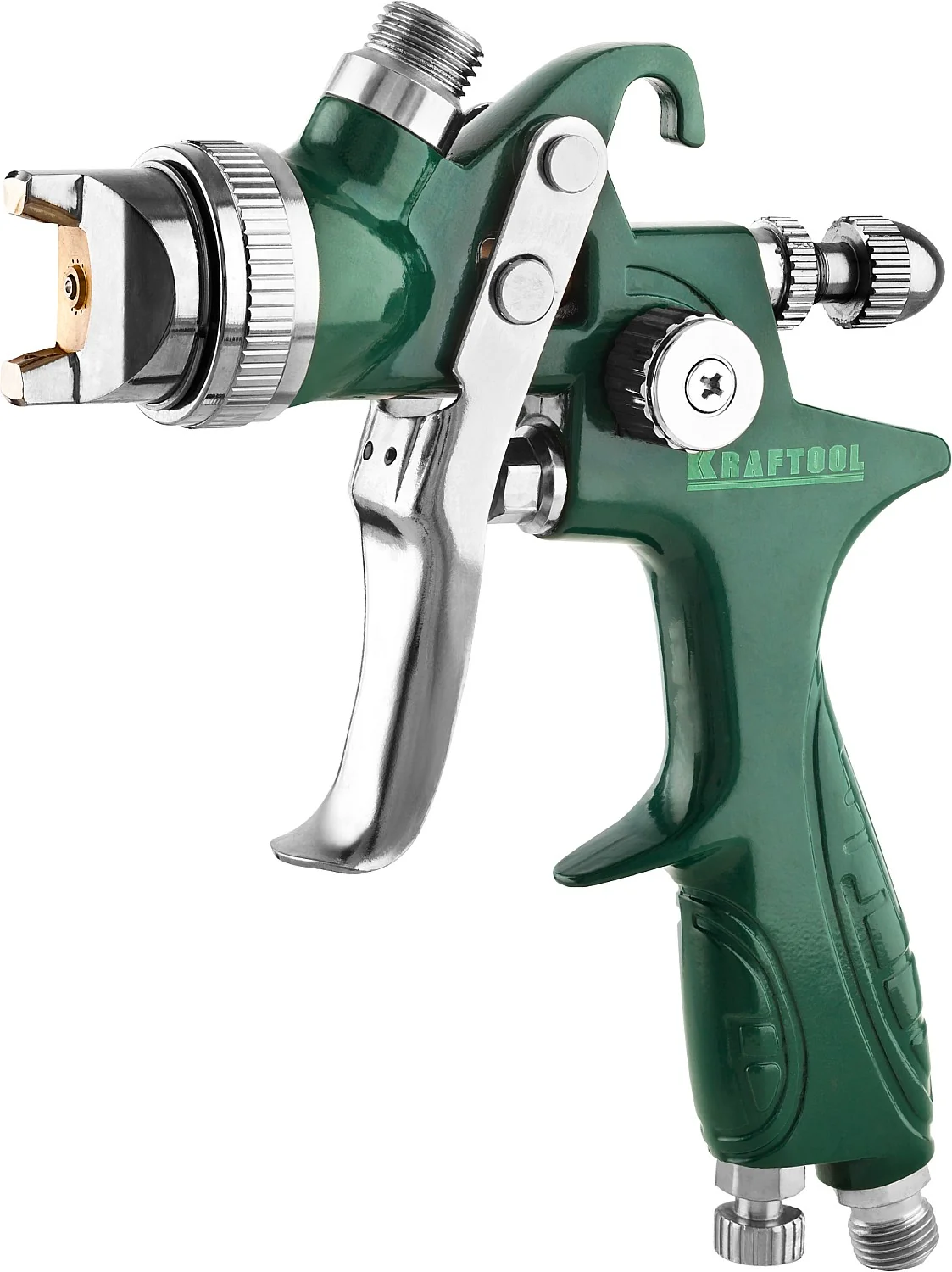 Пневматический краскопульт KRAFTOOL 06522-1.4 AirKraft, HVLP, 1.4 мм, с верхним бачком