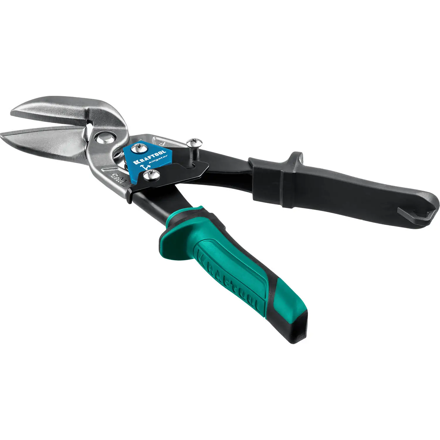 Правые усиленные ножницы по металлу с выносом KRAFTOOL Alligator, 250 мм (2328-OR)