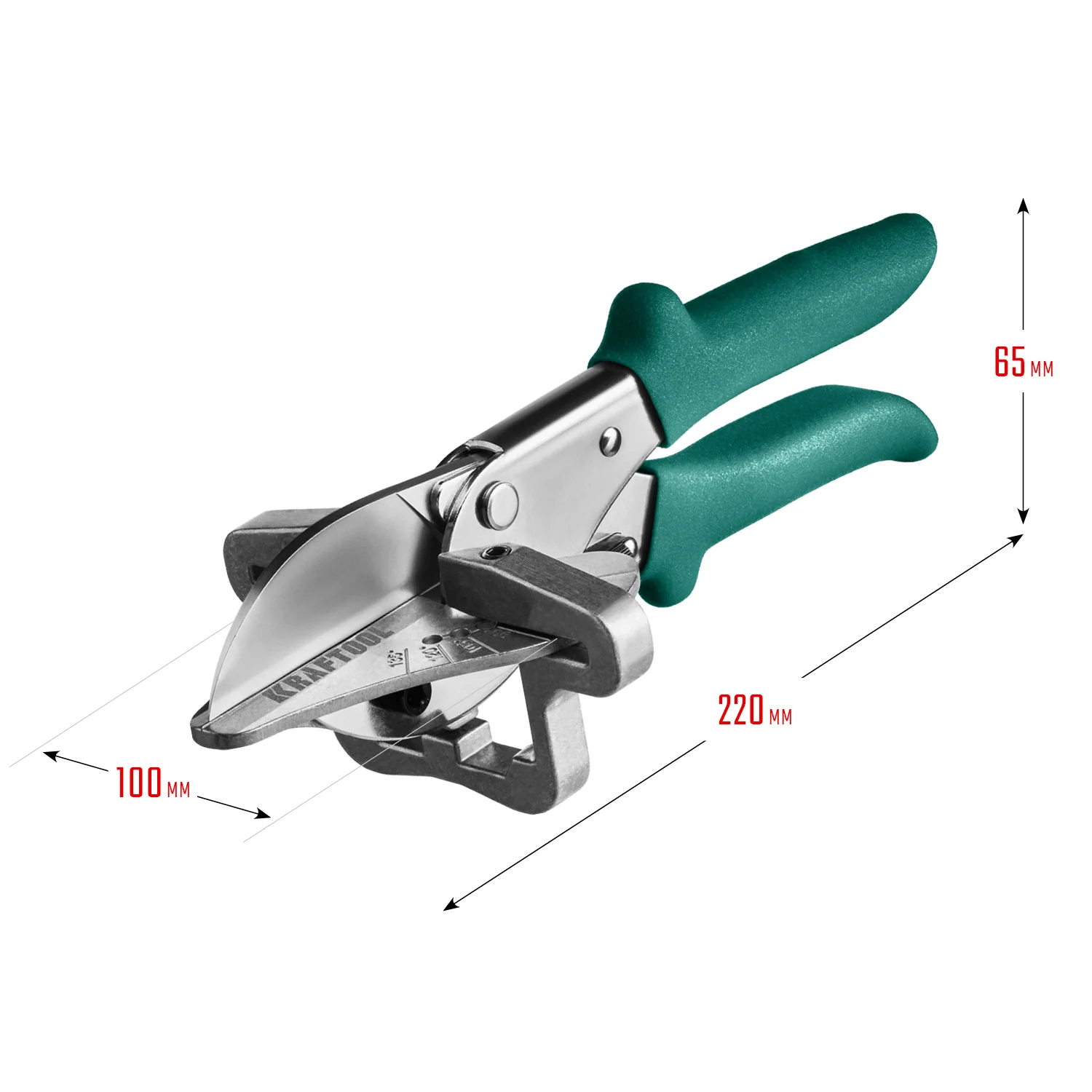 Ножницы угловые KRAFTOOL для пластмассовых и резиновых профилей (23372)