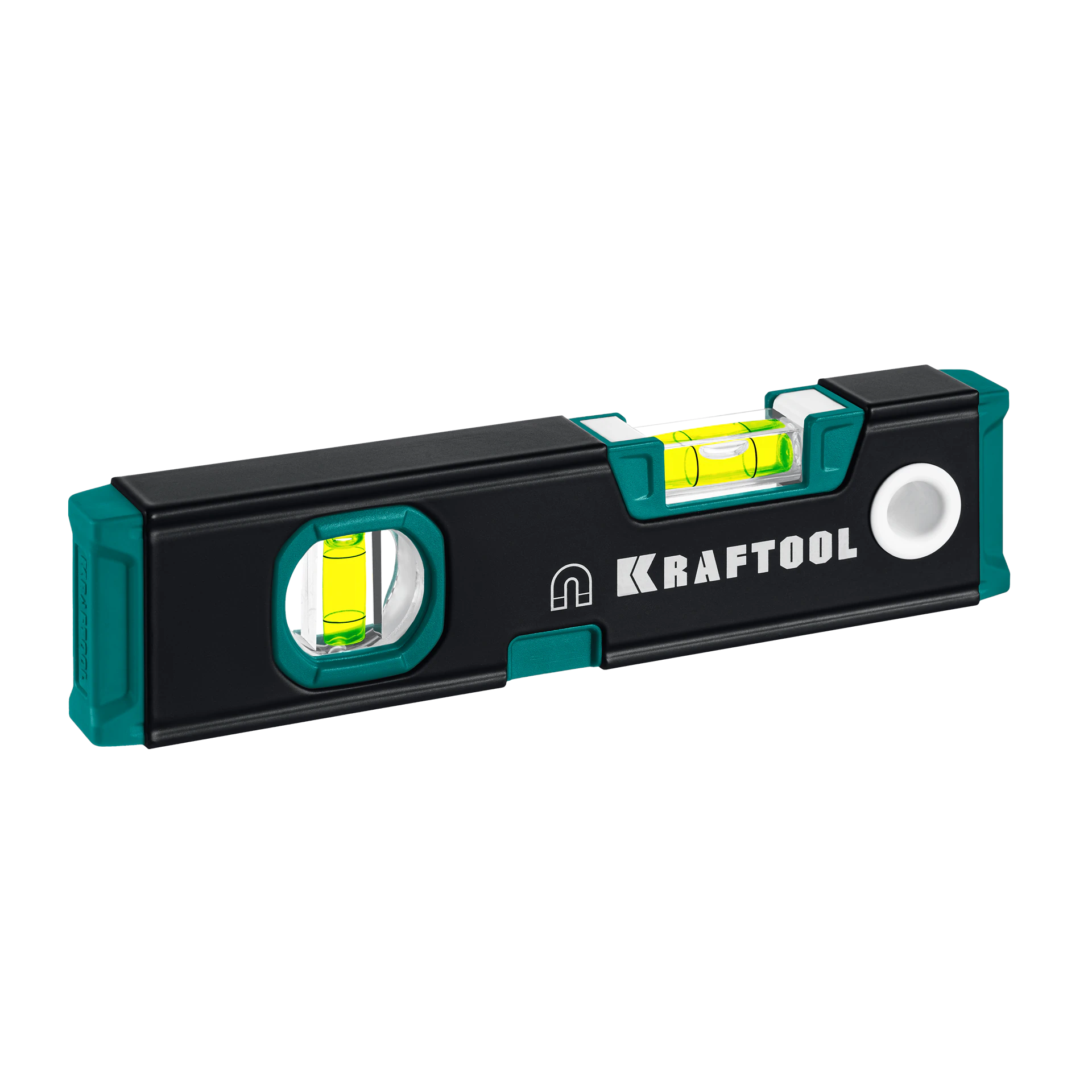 Уровень компактный магнитный KRAFTOOL 200 мм, усиленный профиль, с зеркальным глазком (34782)