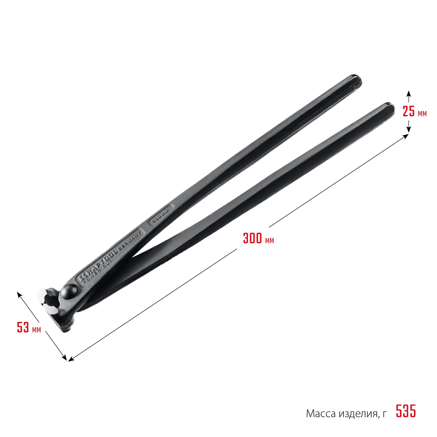 Арматурные клещи KRAFTOOL Power Cut 300 (22251)