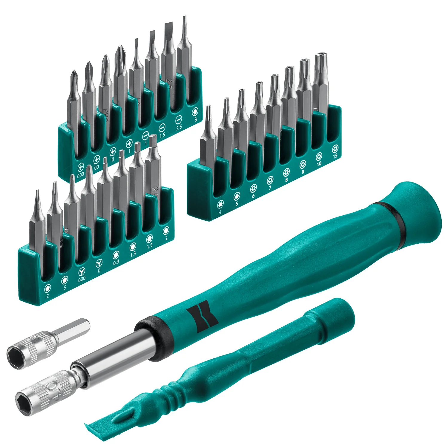 Отвертка для точных работ KRAFTOOL Precision-28, 28 предм. (25677)