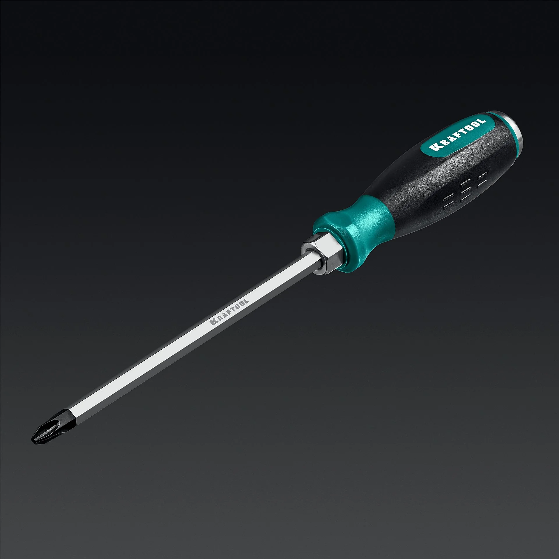 Ударная отвертка KRAFTOOL IMPACT PH 4, сквозной стержень Cr-Mo (250034-4)