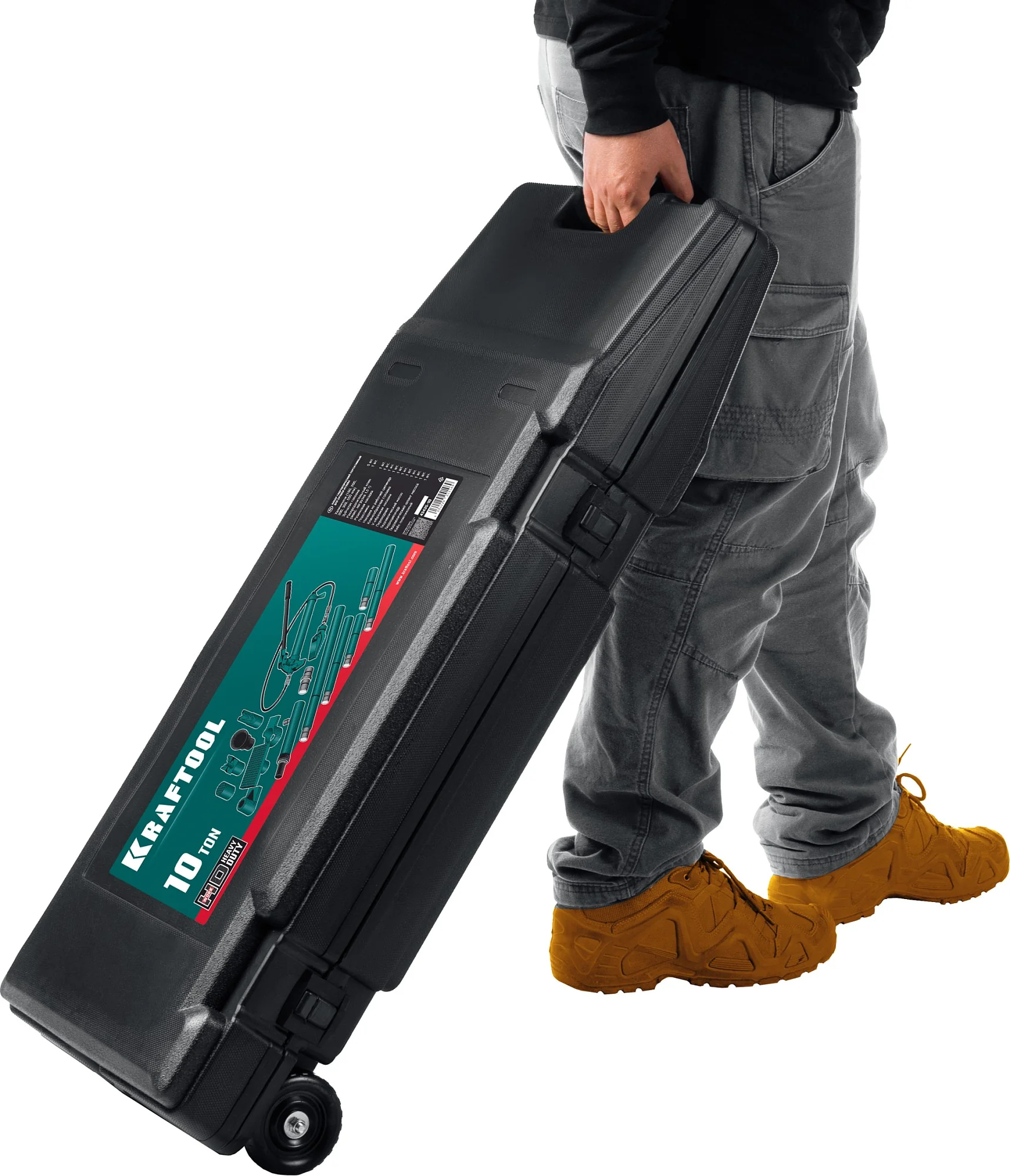 Набор для правки кузова KRAFTOOL 10 т, в пластиковом кейсе (43435-10)