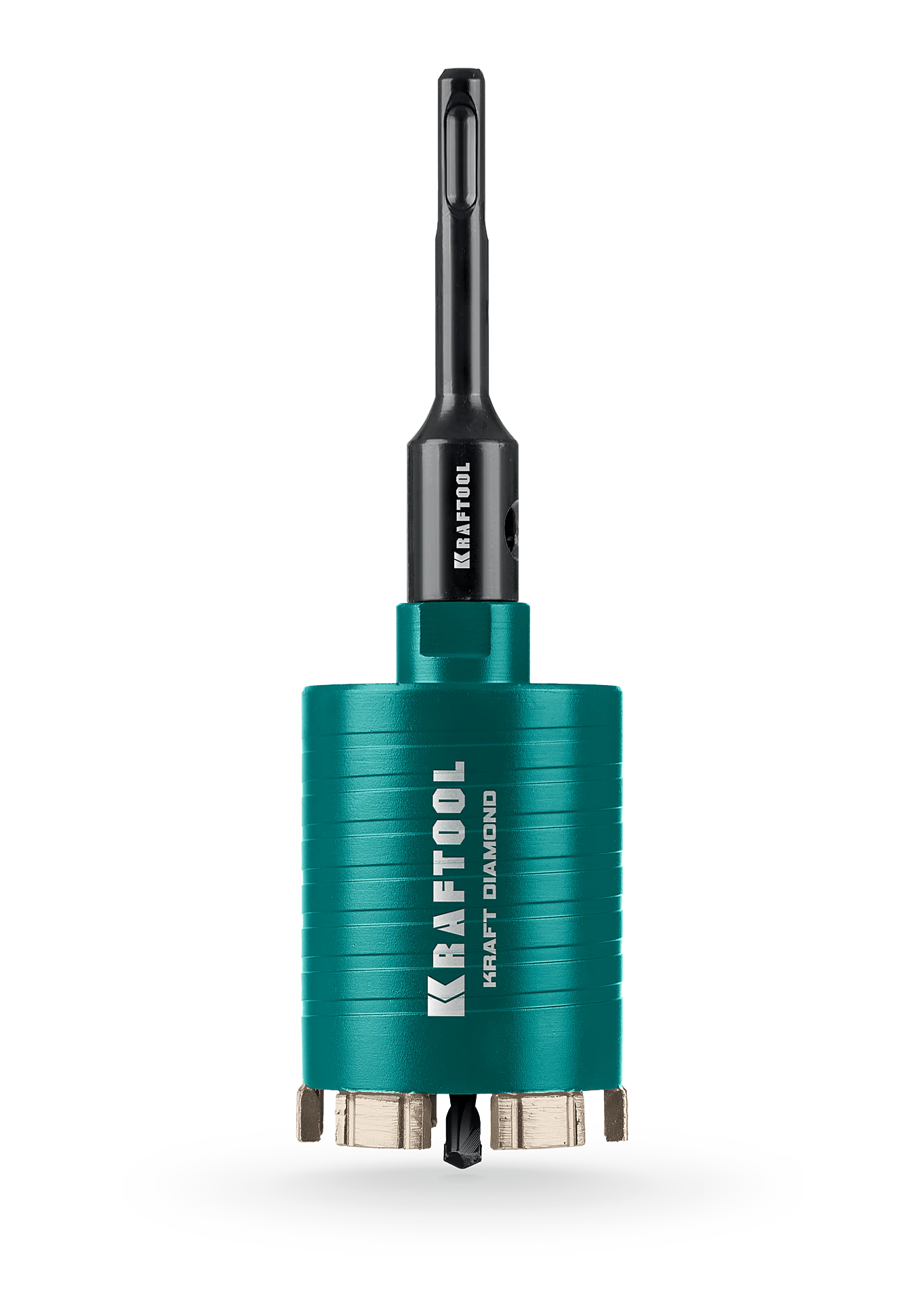 Алмазная коронка для подрозетников KRAFTOOL 29820-82 DIAMOND d 82 мм (М16, рабочая глубина 75 мм, лазерная сварка)