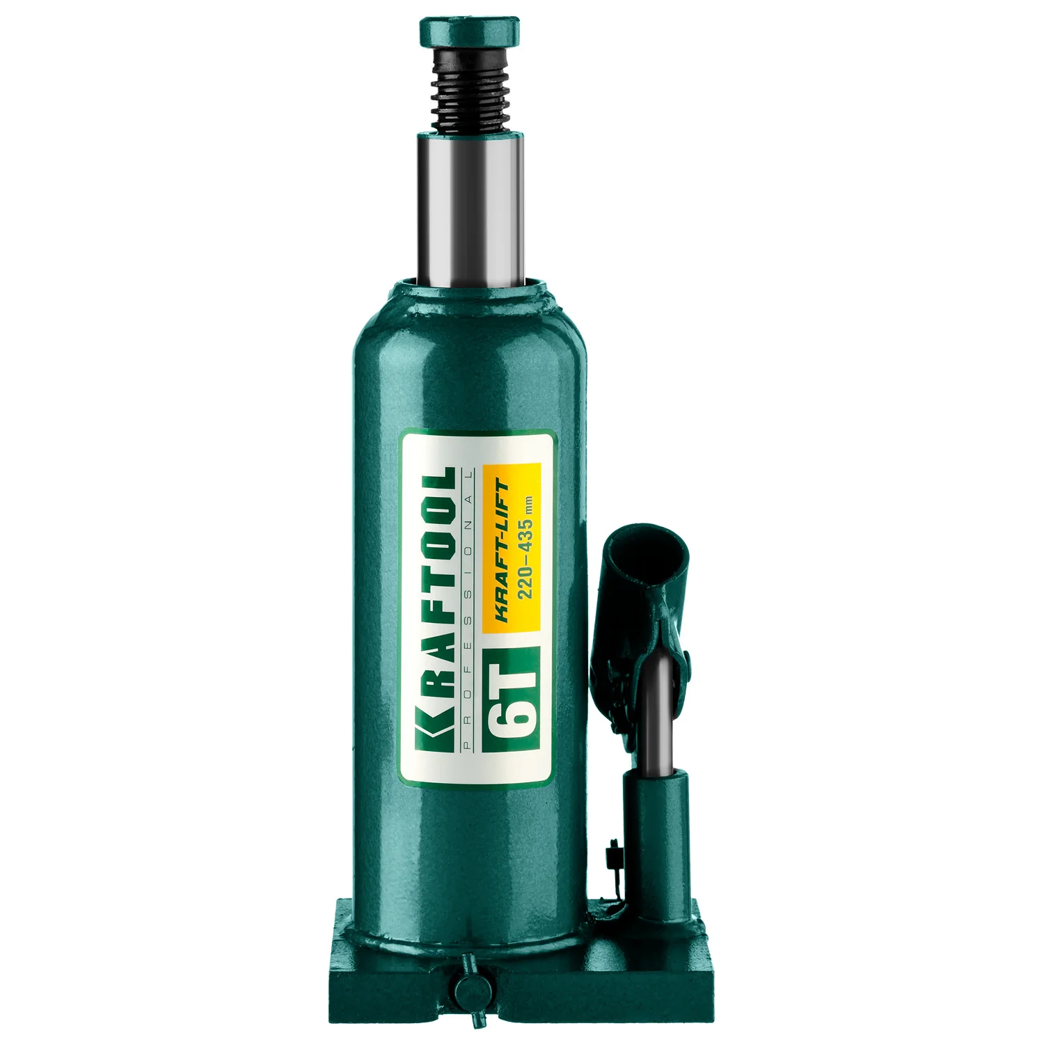 Домкрат гидравлический бутылочный KRAFTOOL 6 т, 216 - 413 мм (43462-6)