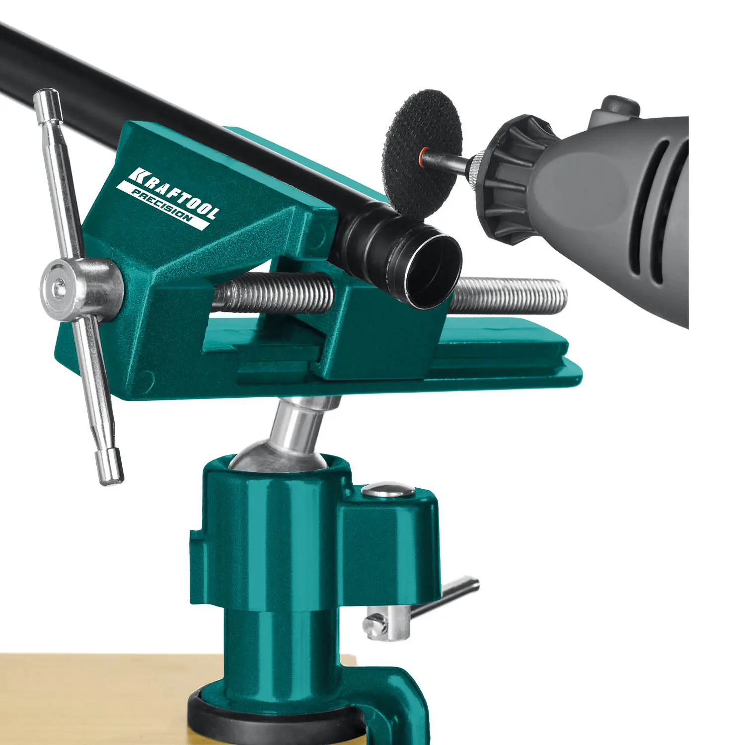 Шарнирно-поворотные тиски KRAFTOOL Precision, 75 мм (32711-75)