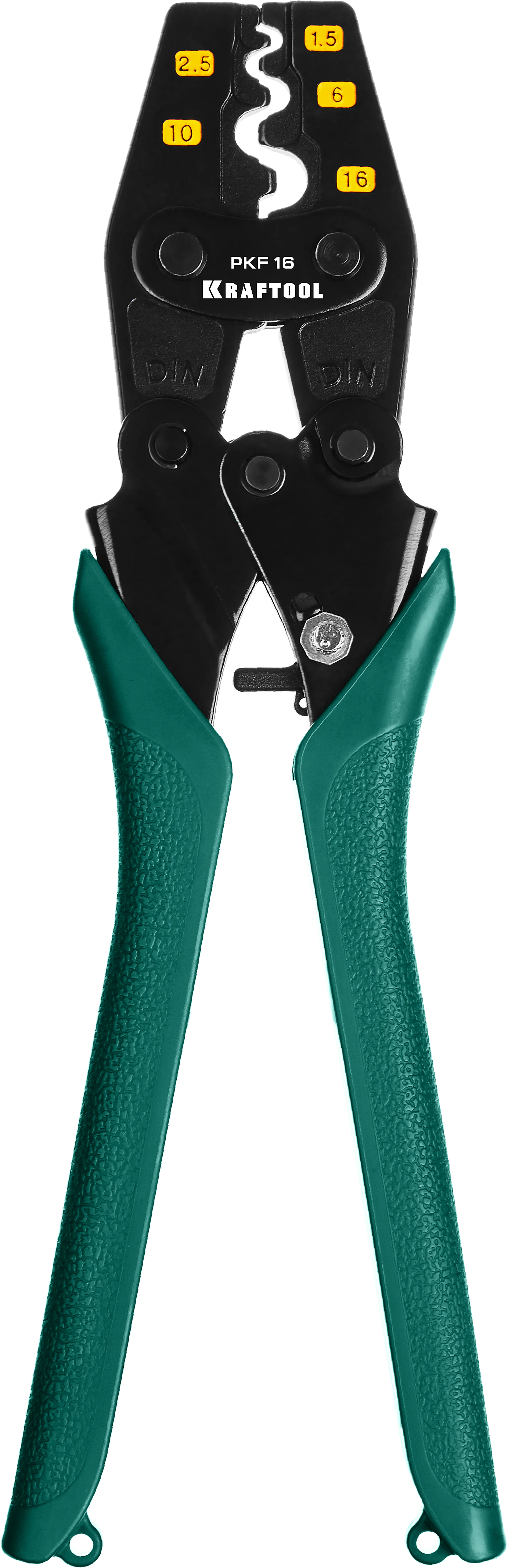 Пресс-клещи усиленные KRAFTOOL 1.5 - 16 мм2, для медных наконечников и гильз (45466)