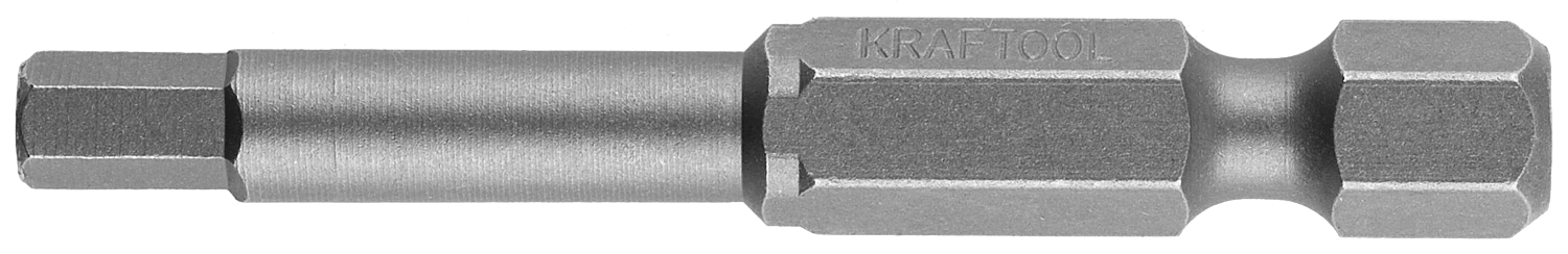 Торсионные биты KRAFTOOL X-Drive Hex 3, 50 мм, 2 шт (26127-3-50-2)
