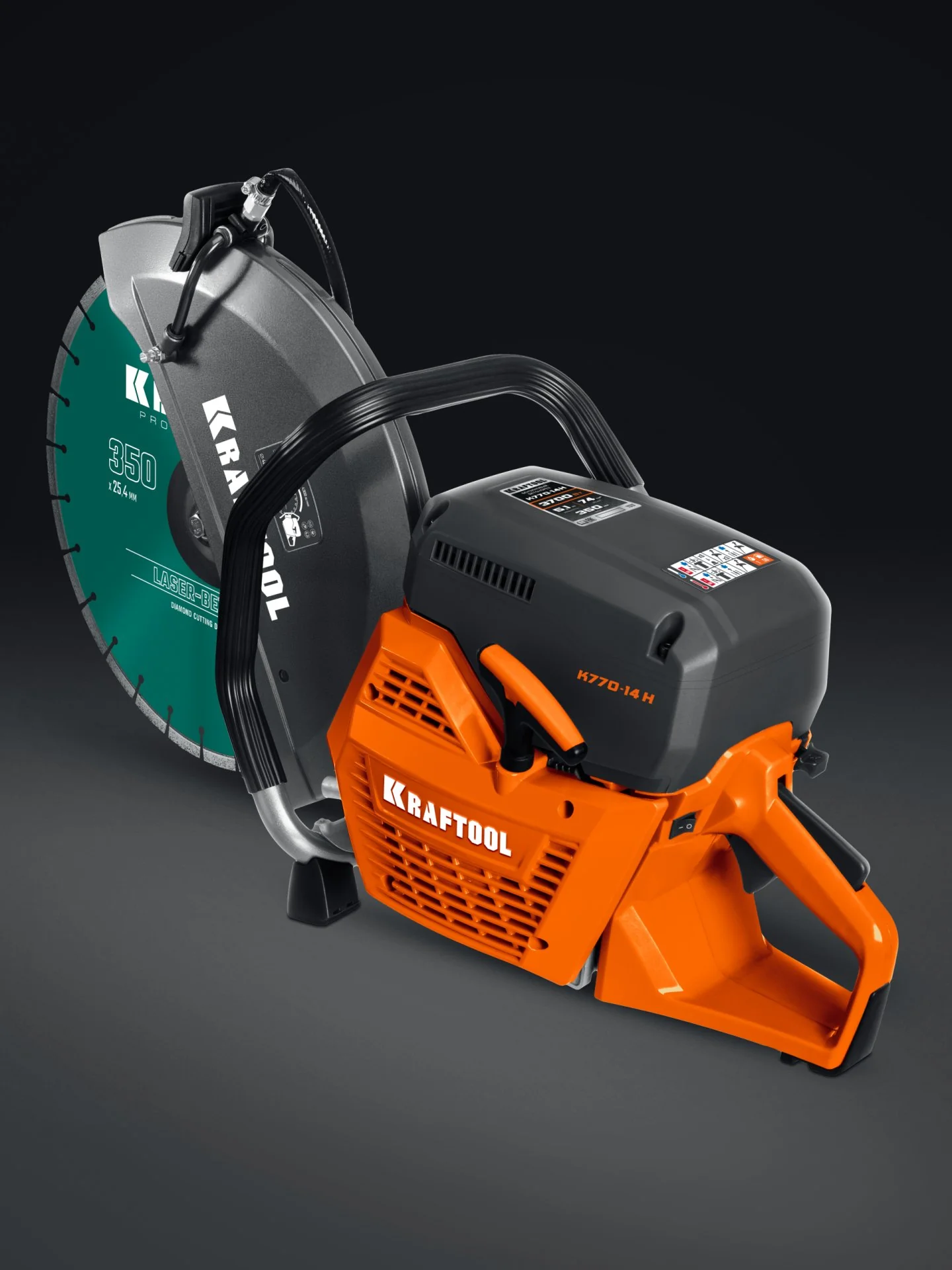 Бензорез по бетону (бетонорез) KRAFTOOL K770-14 H 3700 Вт, 350 мм, диск в комплекте