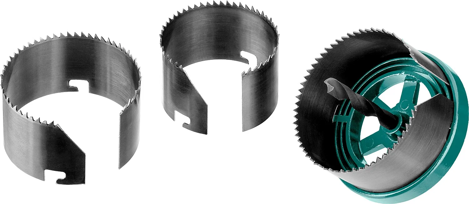 Наборная кольцевая пила по дереву KRAFTOOL 29582-H3-32 3 шт, (60-67-74 x 32 мм)