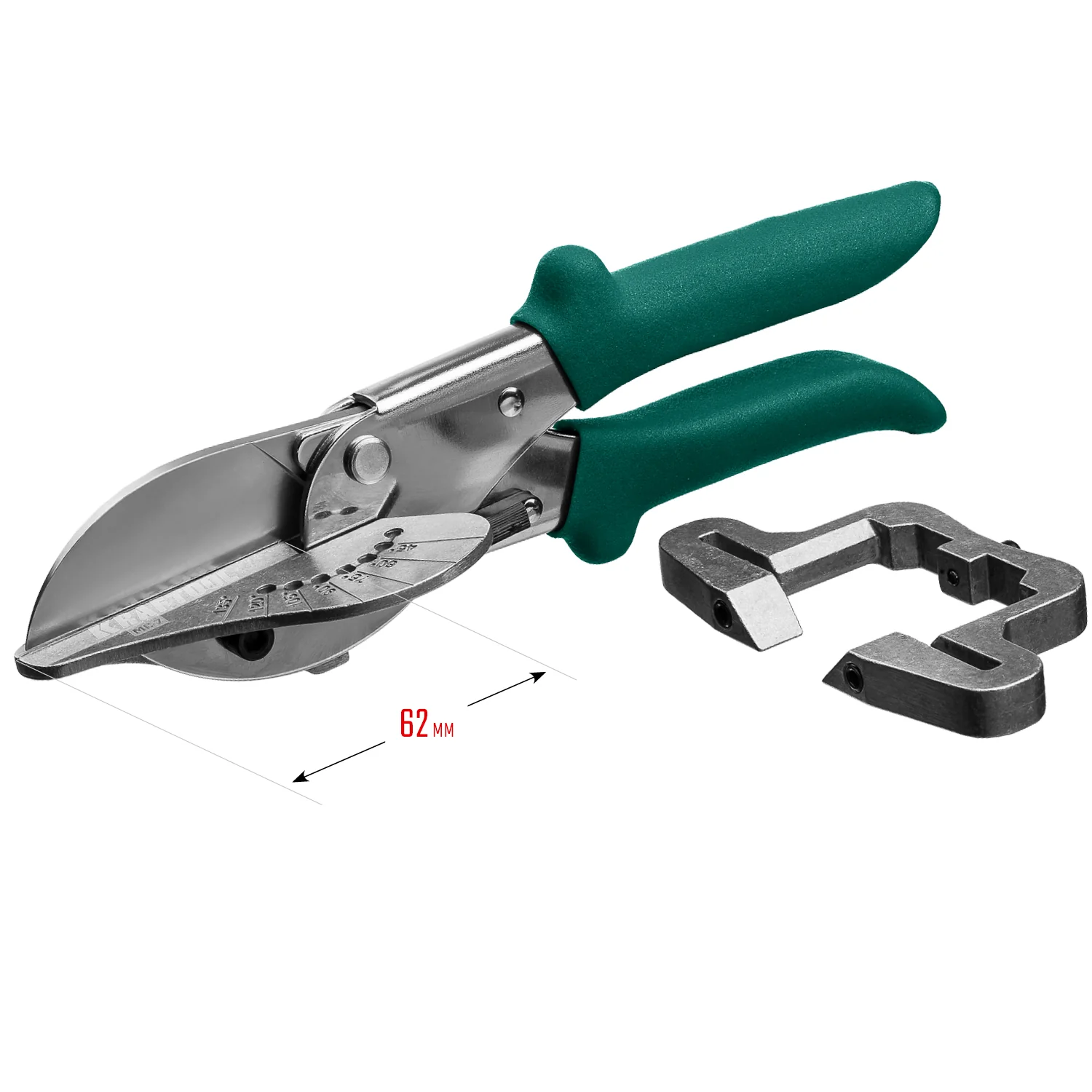 Ножницы угловые KRAFTOOL для пластмассовых и резиновых профилей (23372)