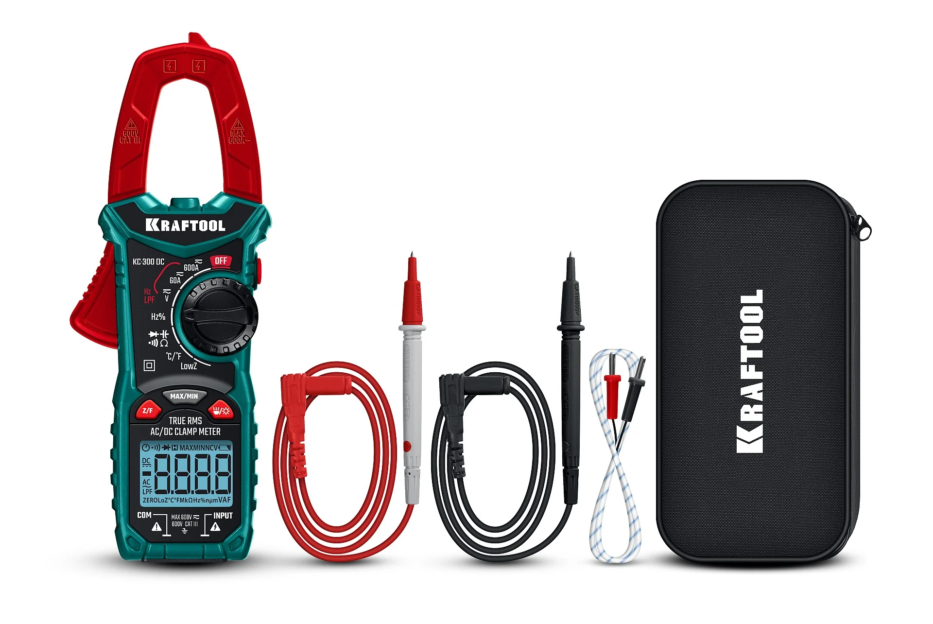Токовые клещи цифровые KRAFTOOL 300DC (59830)