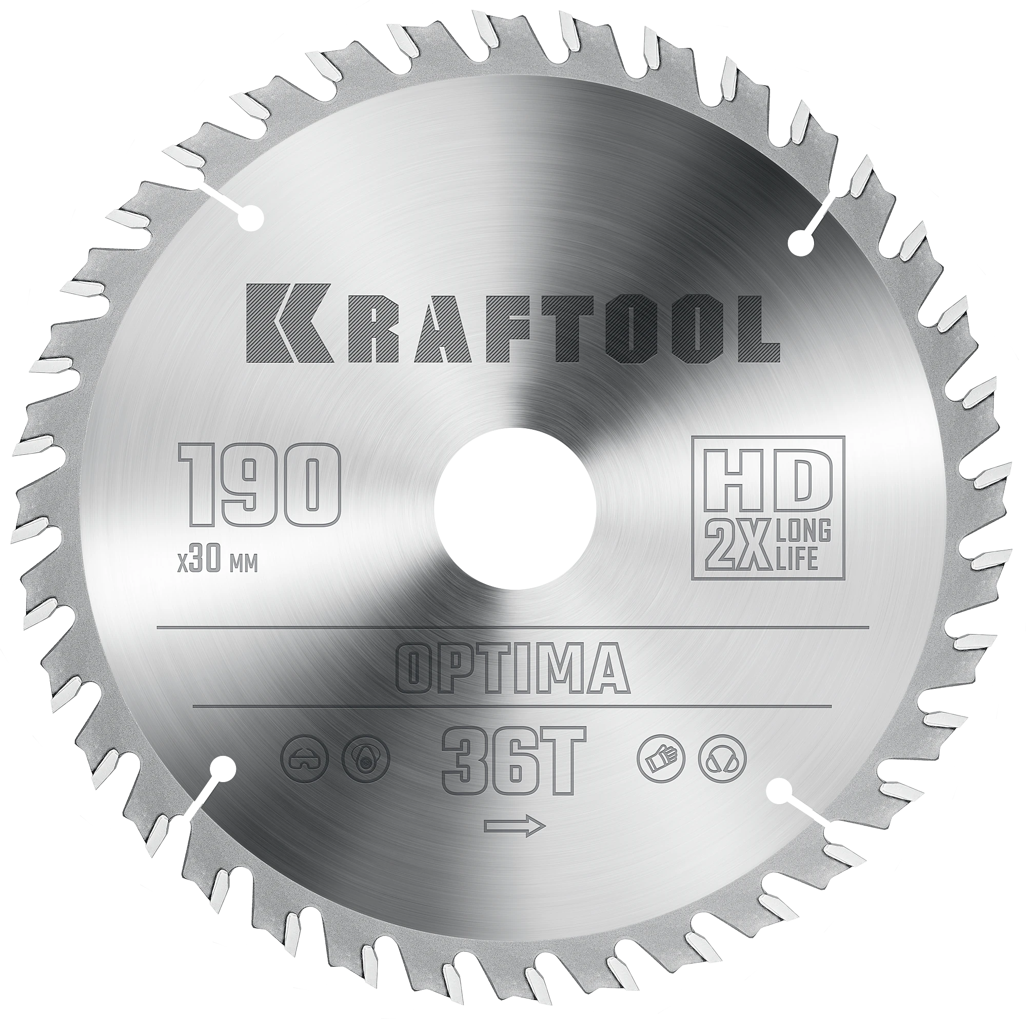 Пильный диск по дереву KRAFTOOL 36951-200-32 Optima, 200 х 32 мм, 36Т