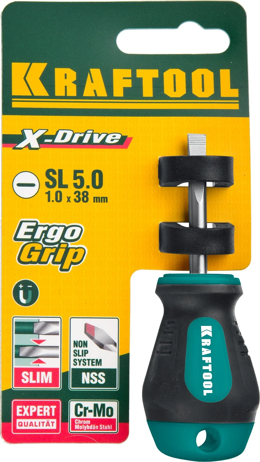 Отвертка KRAFTOOL Х-Drive, SL5 x 38 (250071-5.5-038)