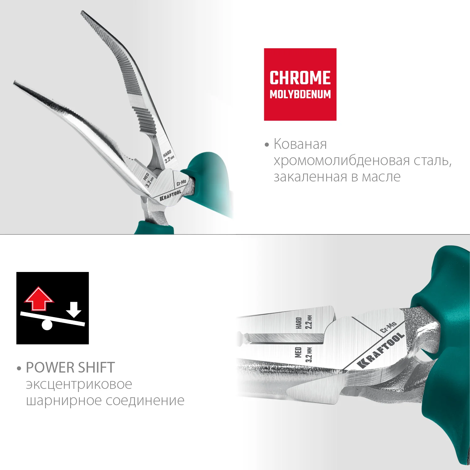 Изогнутые тонкогубцы KRAFTOOL 200 мм (22011-4-20)