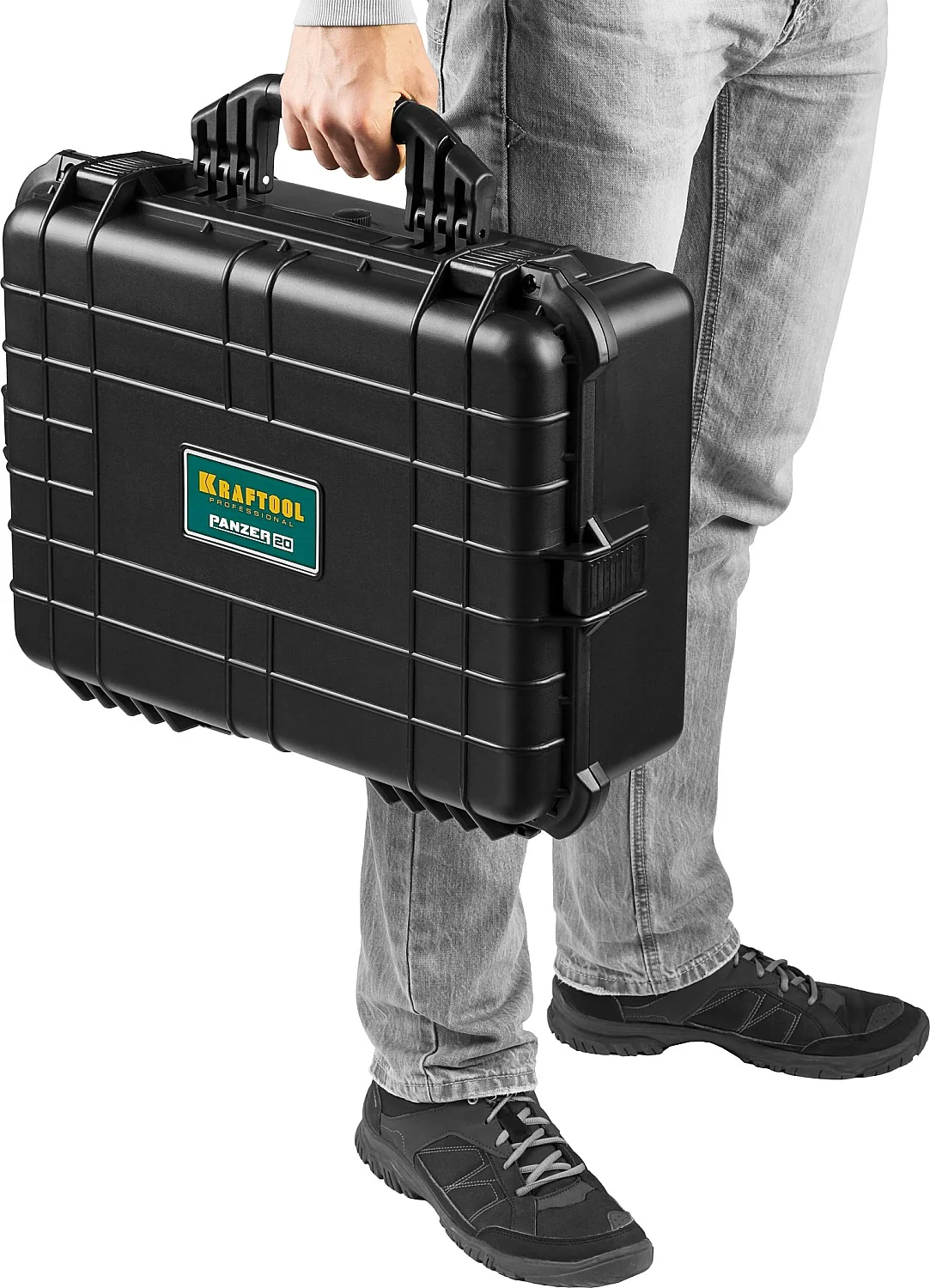 Ящик KRAFTOOL PANZER-20, 510 х 400 х 190 мм, (20″), IP55, ударопрочный пластиковый (38251-20) Ящик KRAFTOOL PANZER-20, 510 х 400 х 190 мм, (20″), IP55, ударопрочный пластиковый (38251-20)
