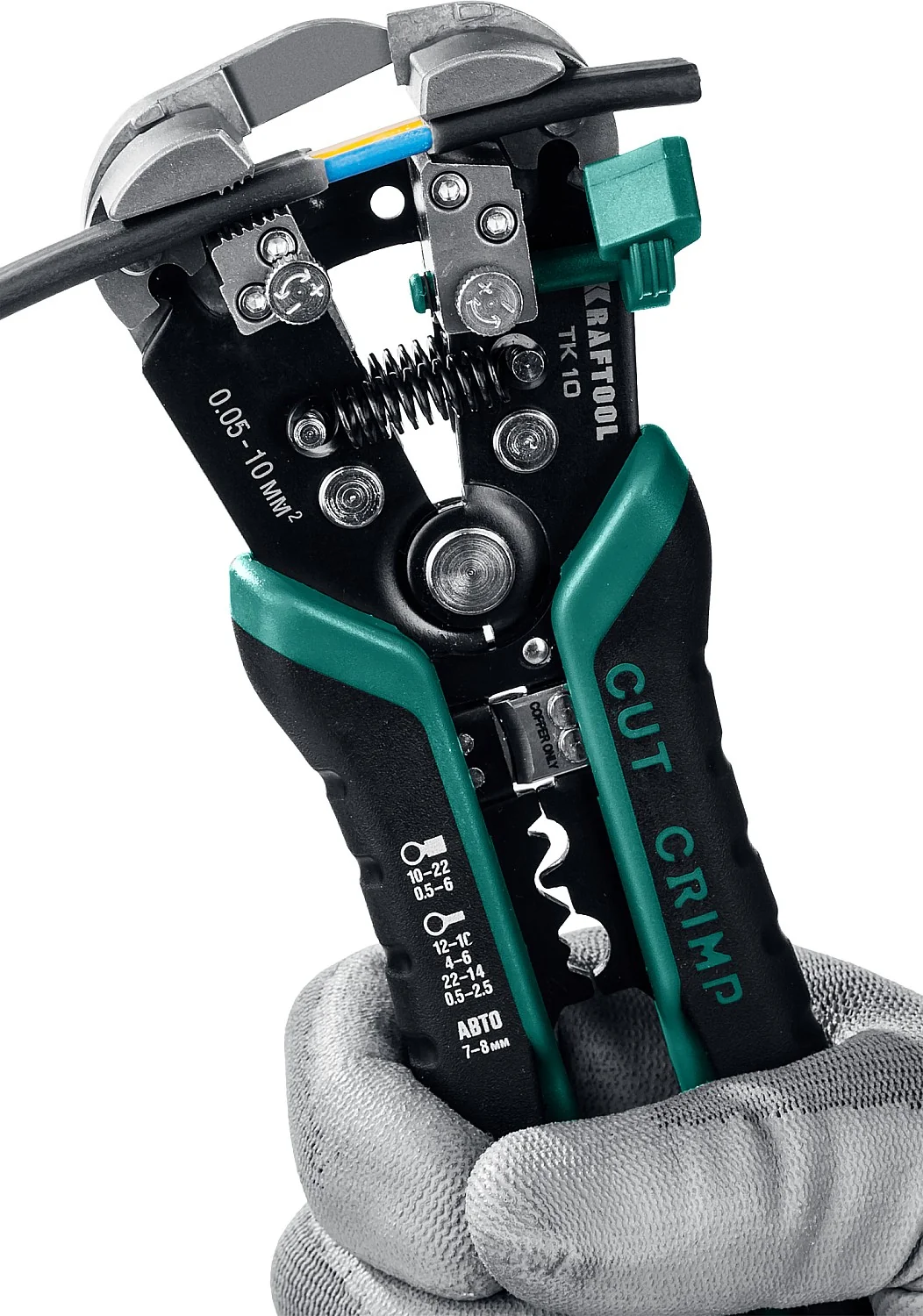 Стриппер автоматический KRAFTOOL 0.05 - 10 мм2 (22639)