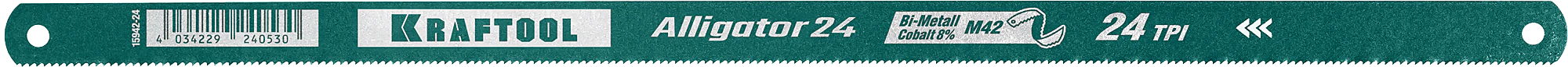 Полотно биметаллическое по металлу KRAFTOOL 18 TPI, 300 мм, гибкое (15942-18)