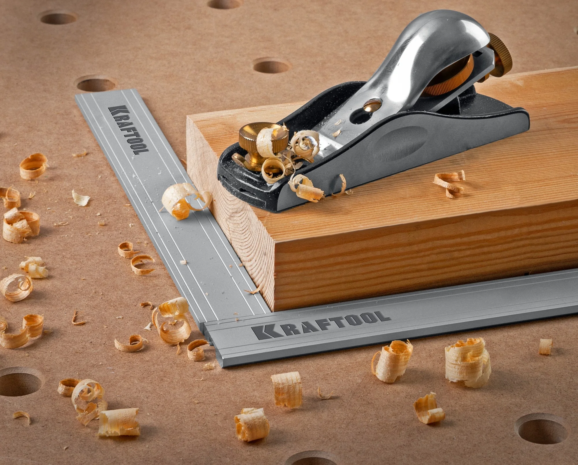 Упор верстачный низкопрофильный KRAFTOOL KRAFTFLEX MFT-LP 500 мм (32806)