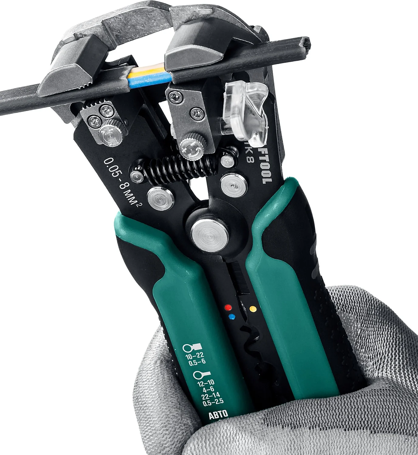 Стриппер автоматический KRAFTOOL 0.05 - 8 мм2 (22637)