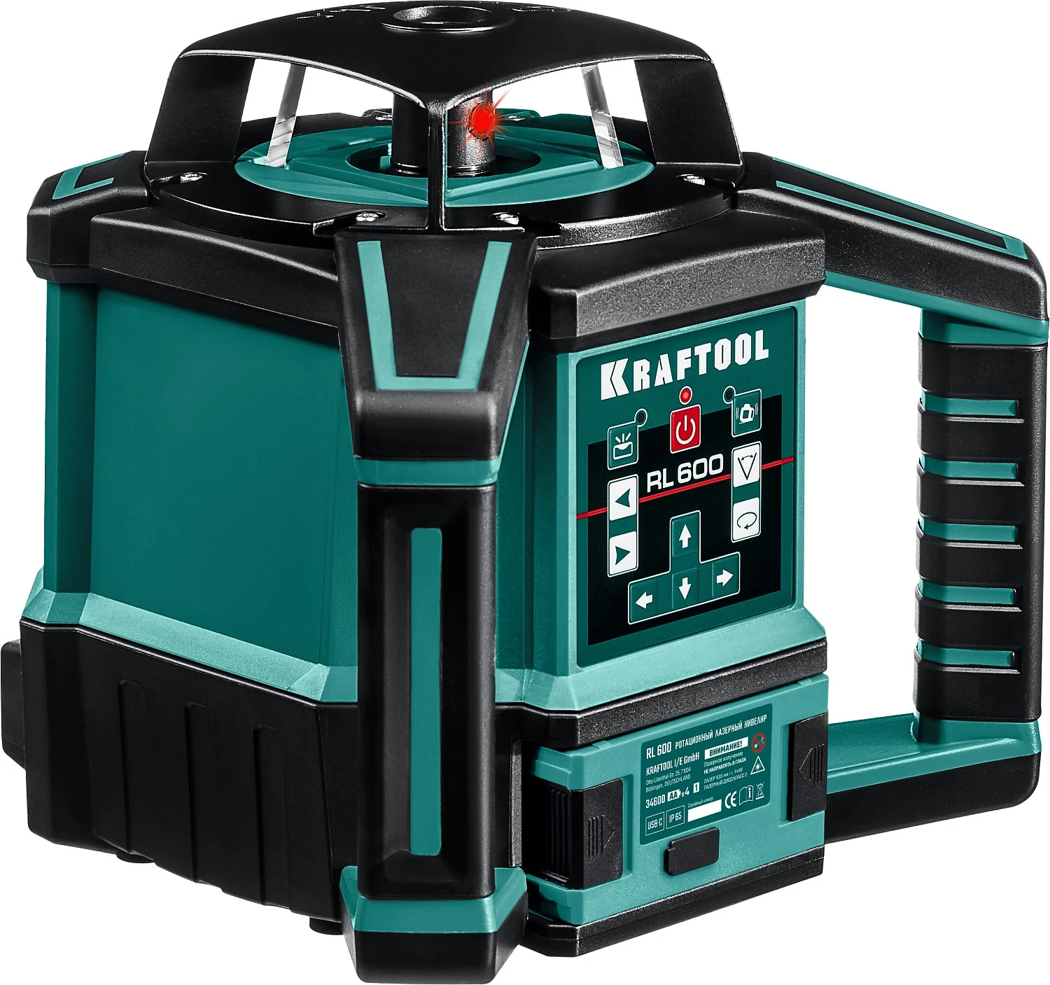 Нивелир ротационный лазерный KRAFTOOL 600 м (34600)