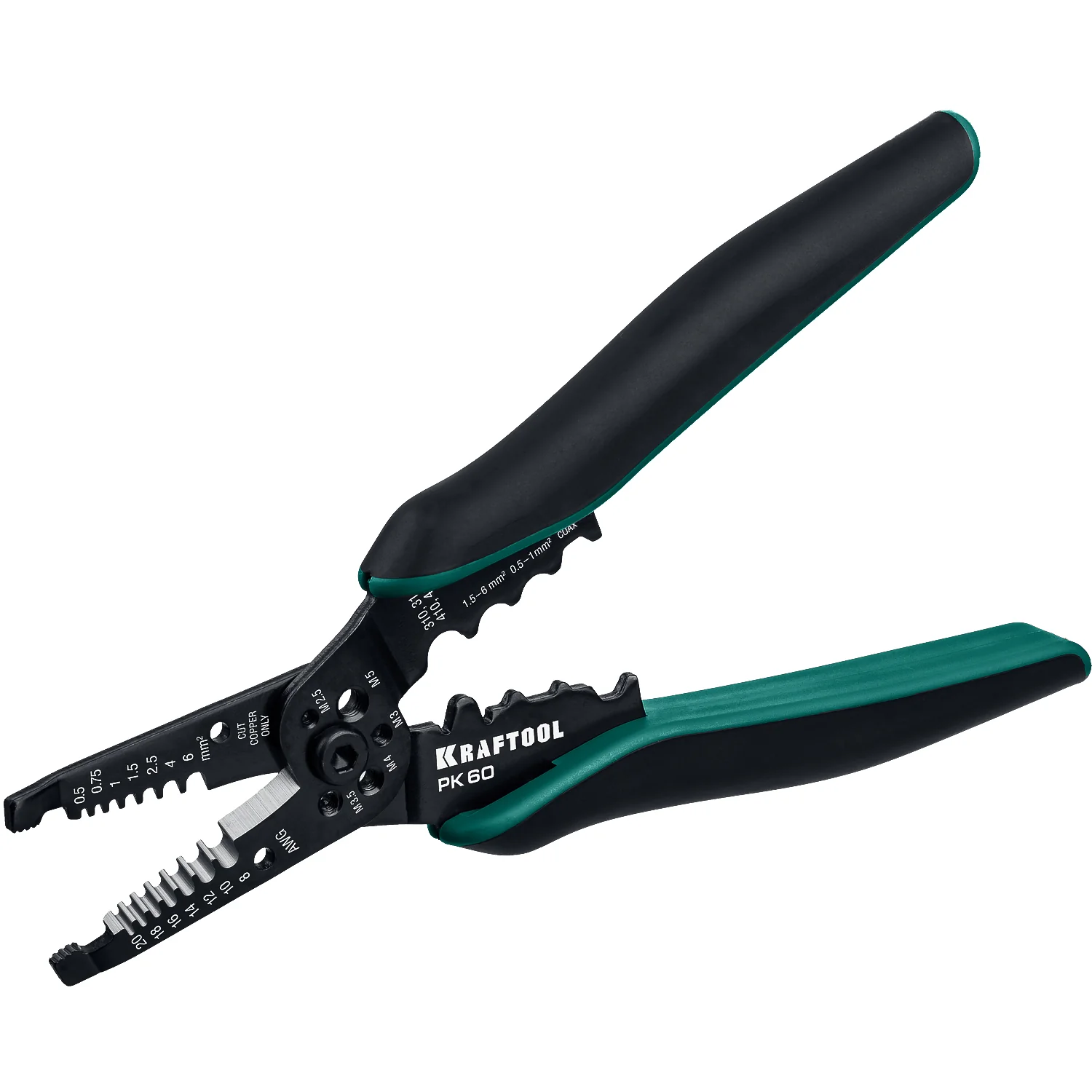 Стриппер многофункциональный KRAFTOOL 0.5 - 6 мм2 (22658)