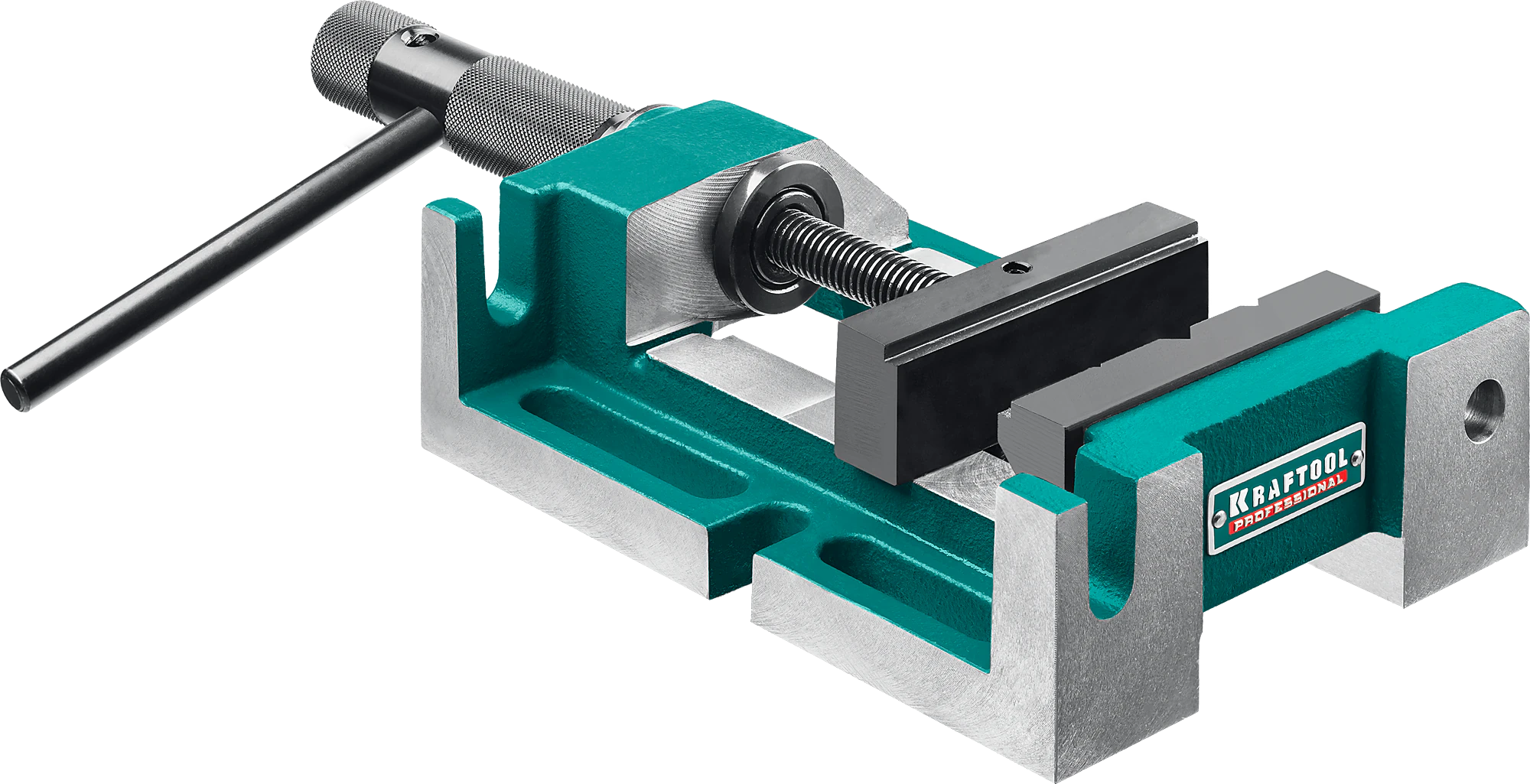 Трехсторонние, станочные сверлильные тиски KRAFTOOL 100 мм (32716-100)