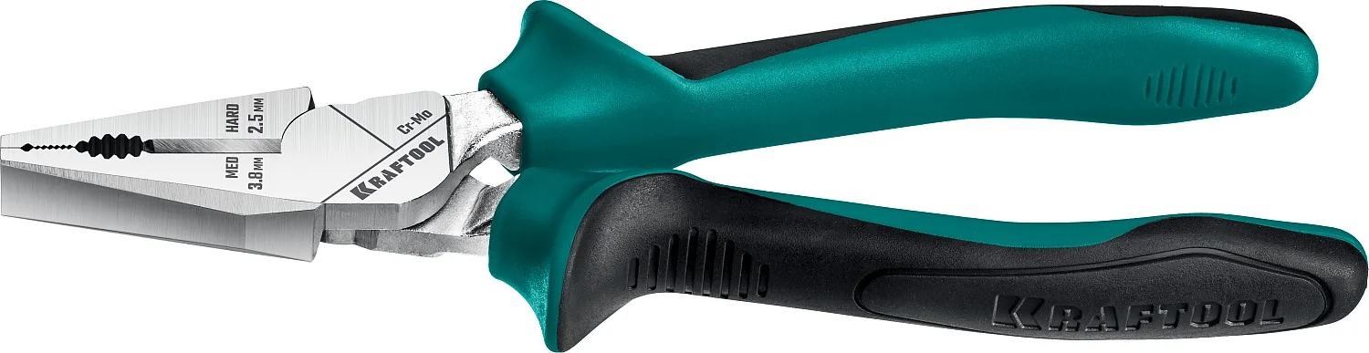 Комбинированные плоскогубцы с эксцентриковым шарниром KRAFTOOL KraftMax, 200 мм (22011-1-20)