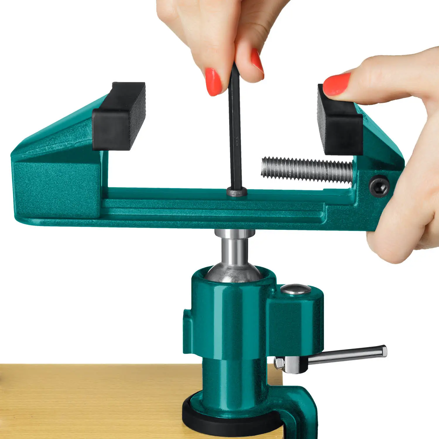 Шарнирно-поворотные тиски KRAFTOOL Precision, 75 мм (32711-75)