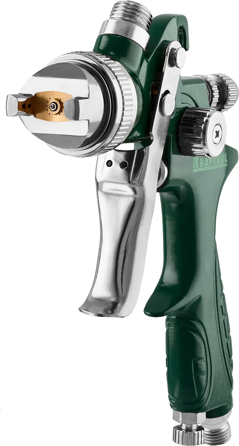Пневматический краскопульт KRAFTOOL 06522-1.4 AirKraft, HVLP, 1.4 мм, с верхним бачком