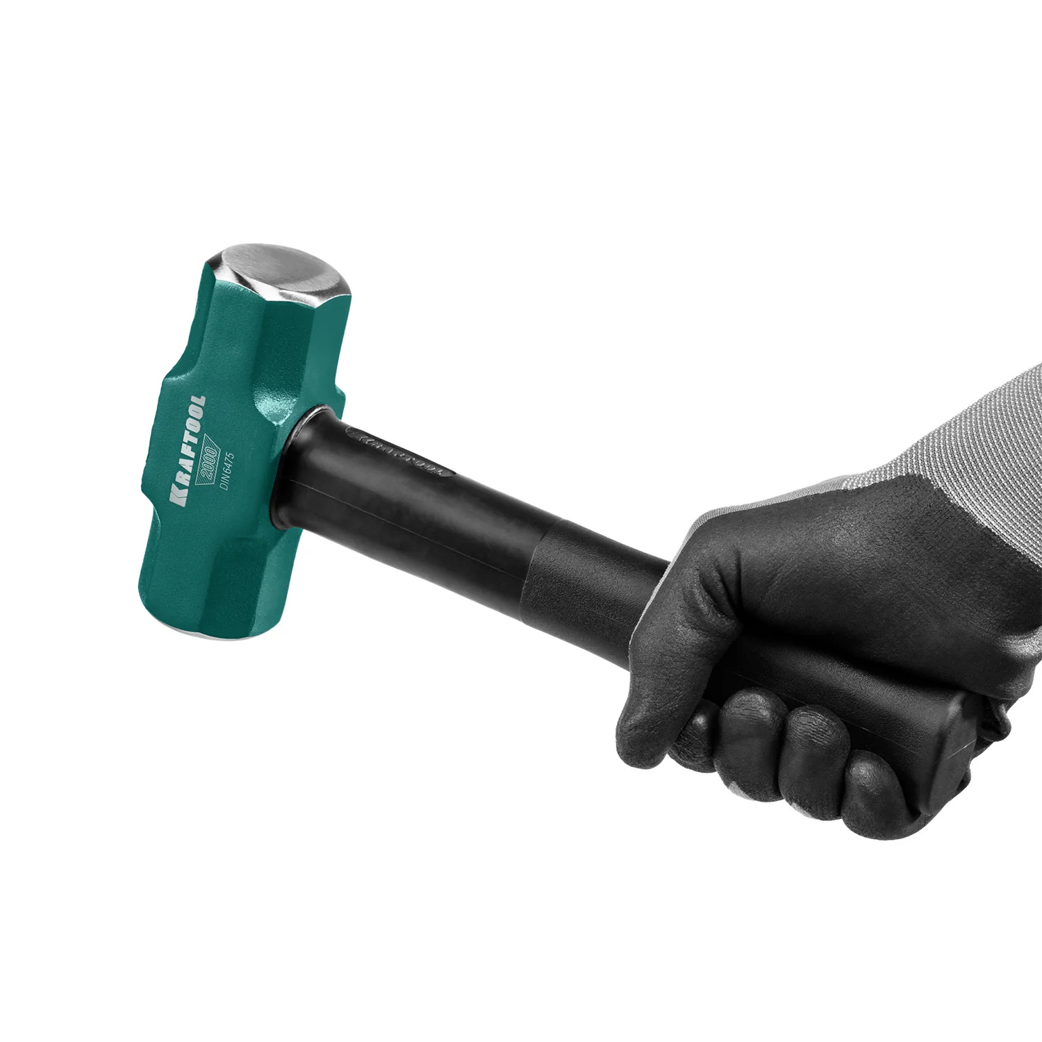 Кувалда со стальной обрезиненной рукояткой KRAFTOOL Steel FORCE, 2 кг (2009-2)