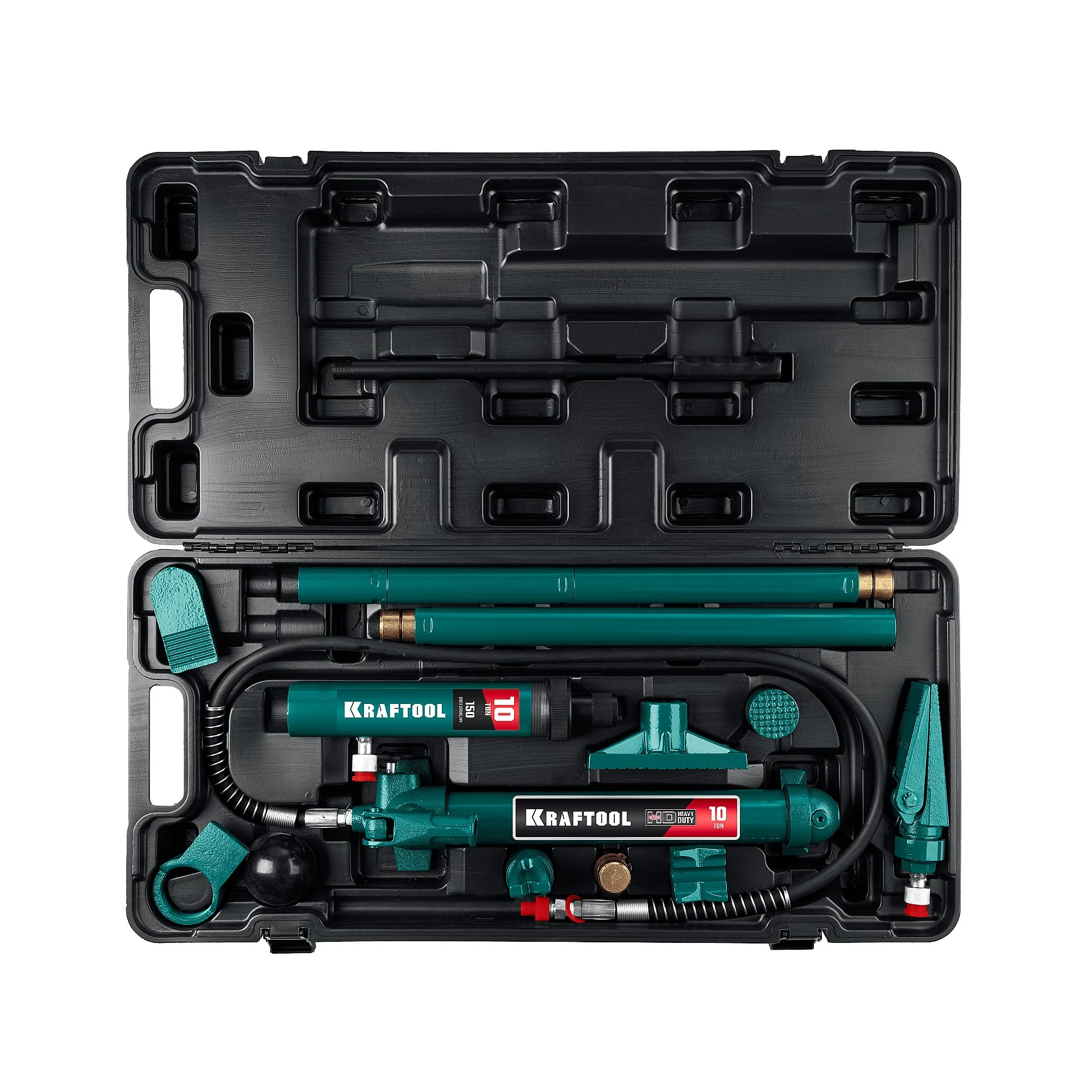 Набор для правки кузова KRAFTOOL 10 т, в пластиковом кейсе (43435-10)