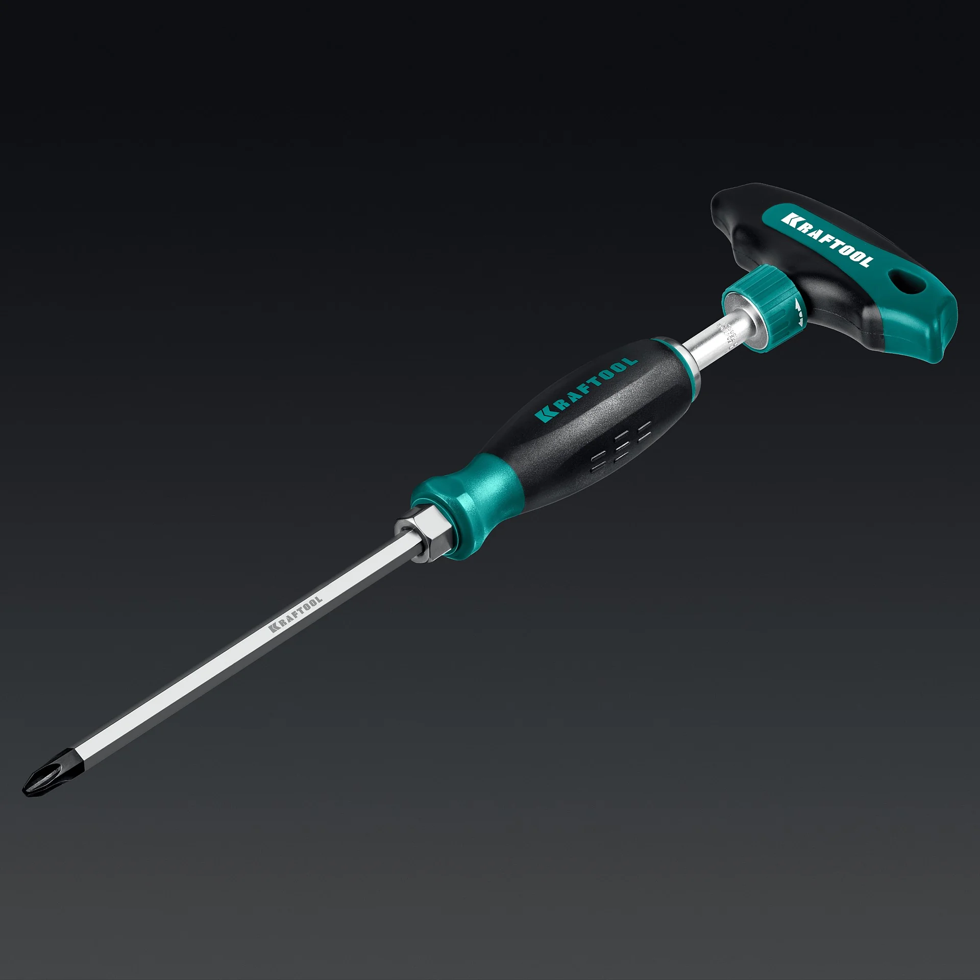 Набор ударных отверток KRAFTOOL IMPACT, 13 шт, сквозной стержень Cr-Mo (25035)