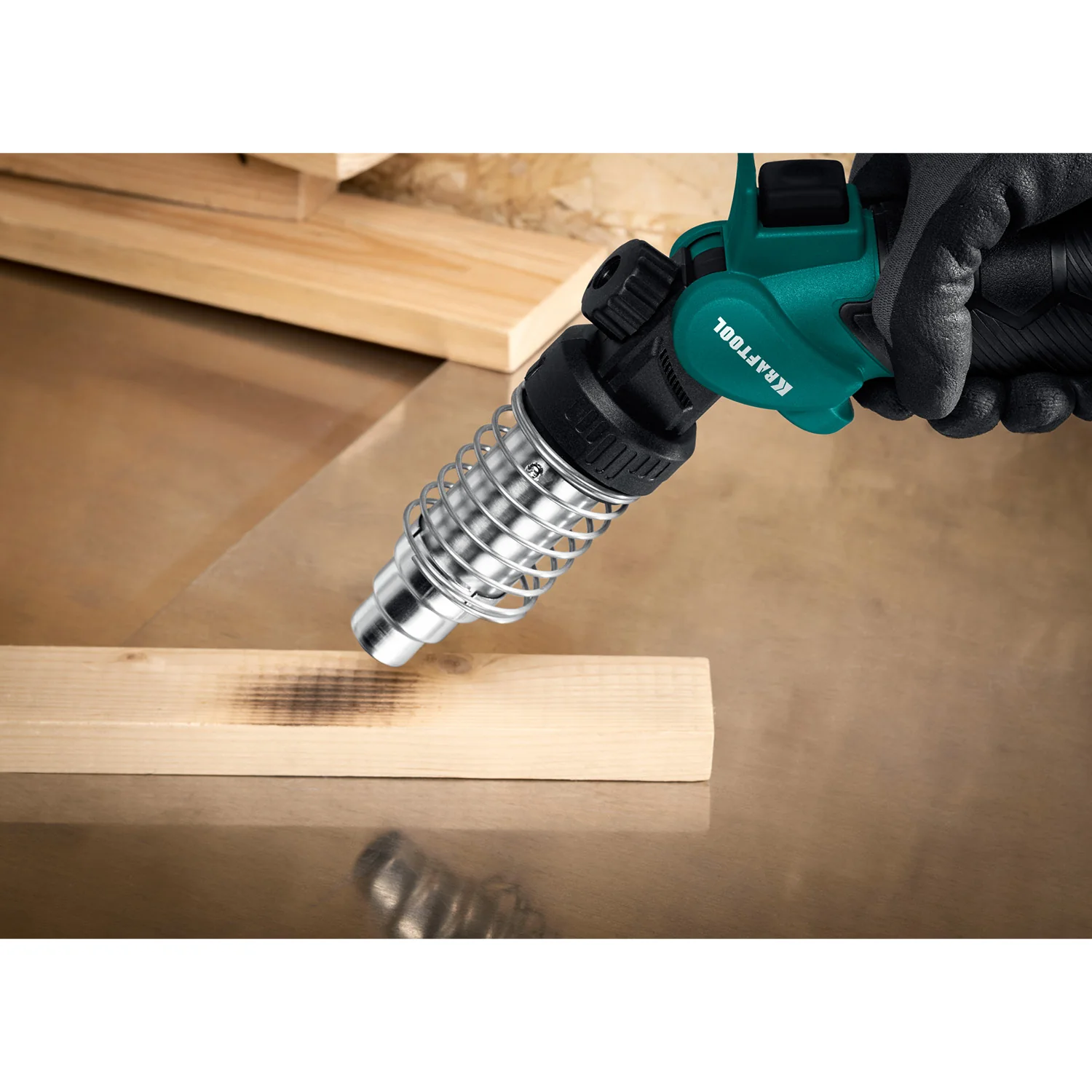 Термофен газовый KRAFTOOL 500°C (55528)