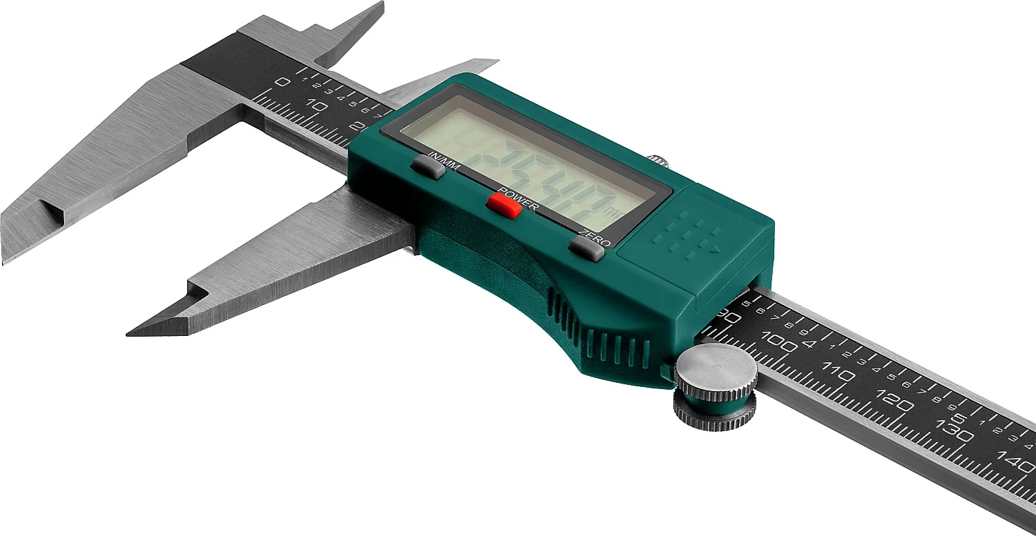 Штангенциркуль электронный металлический KRAFTOOL 200 мм, высокоточный (34460-200)