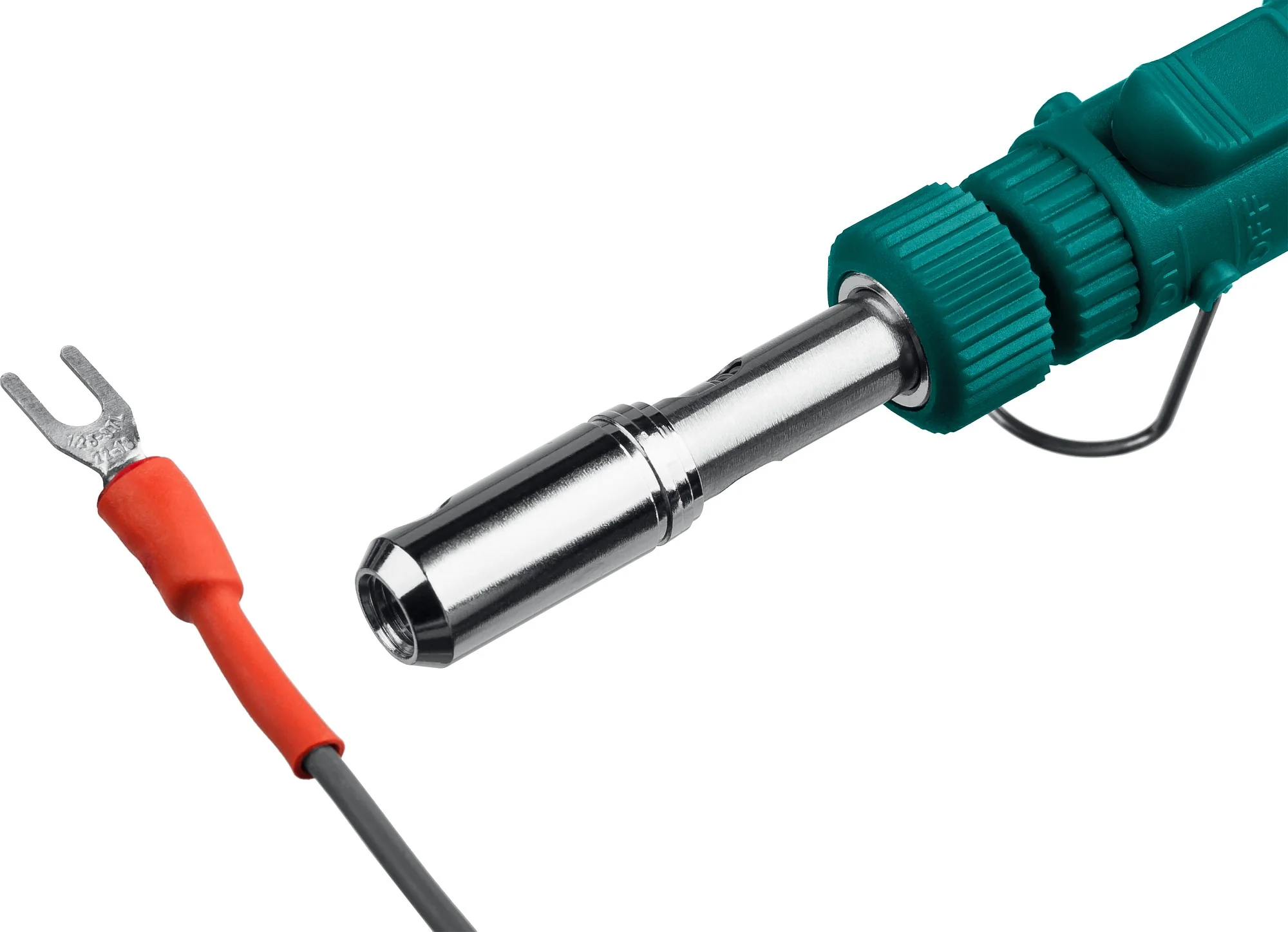 Паяльник газовый KRAFTOOL 70 B, 30 - 70 Вт, 1300°С, горелка, фен, набор 8 в 1 (55504-H8)