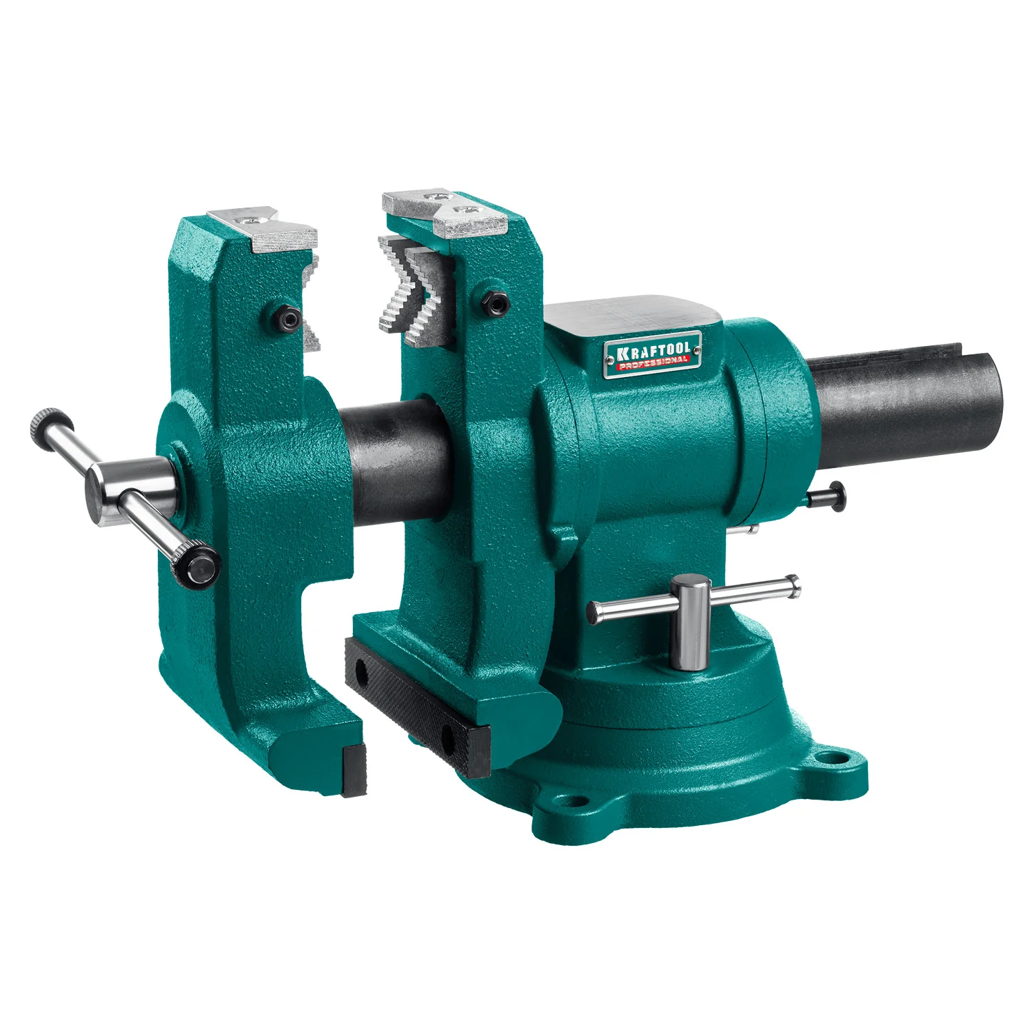 Слесарные тиски KRAFTOOL 3D-Steel, 150 мм (32704-150)