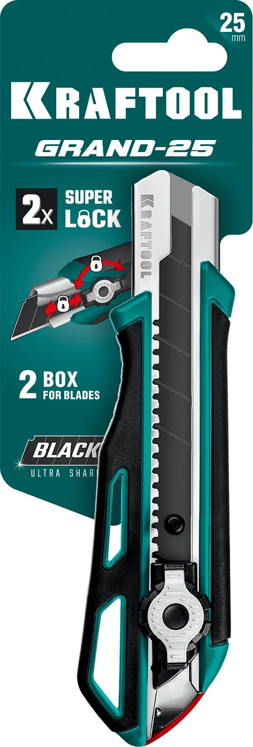 Нож с сегментированным лезвием KRAFTOOL 25 мм (09190)