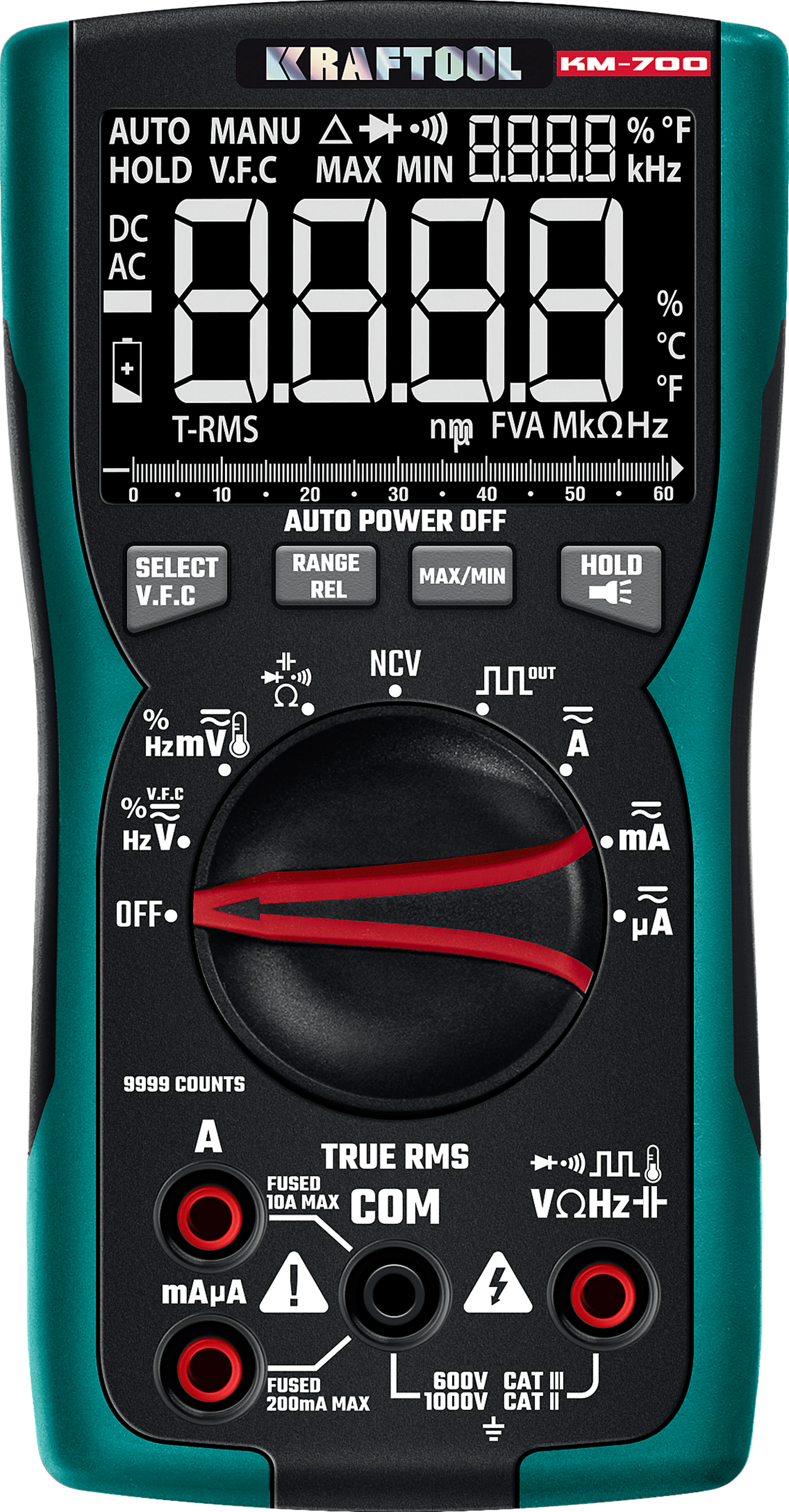 Мультиметр цифровой KRAFTOOL 700 (59852)